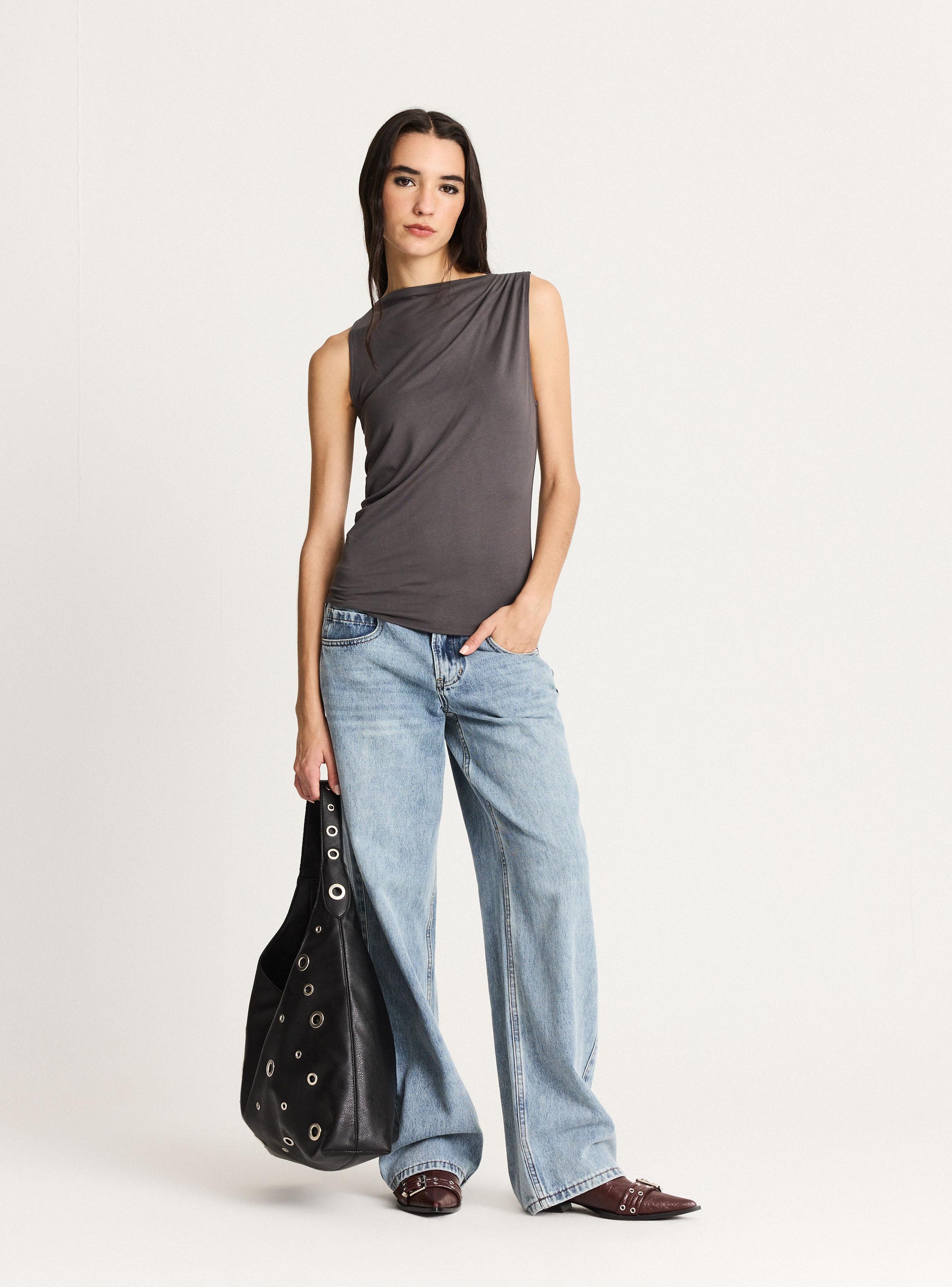 Polera Escote Drapeado-4