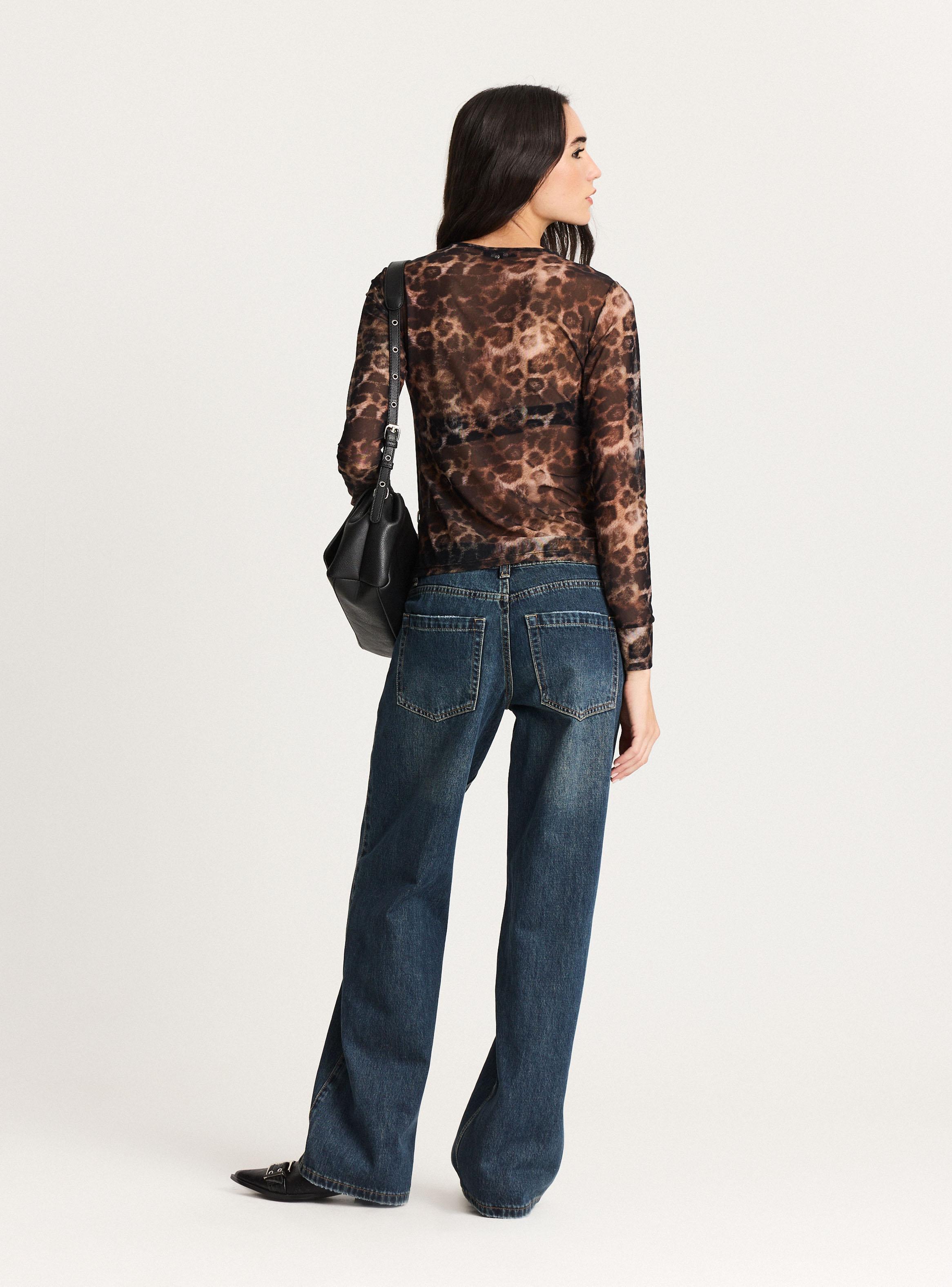 Polera Transparente Animal Print-5