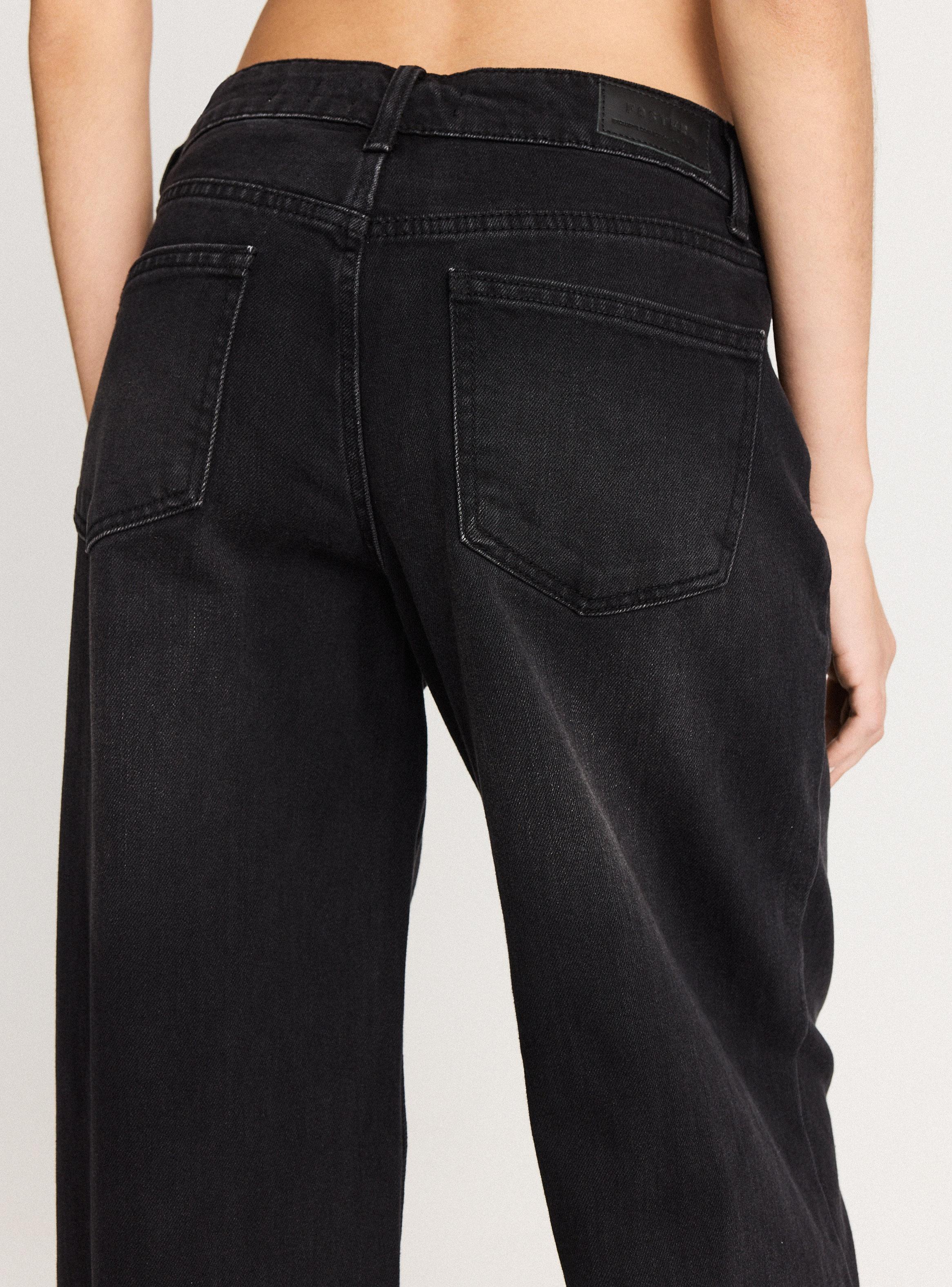 Jeans Wide Leg Tiro Medio-3