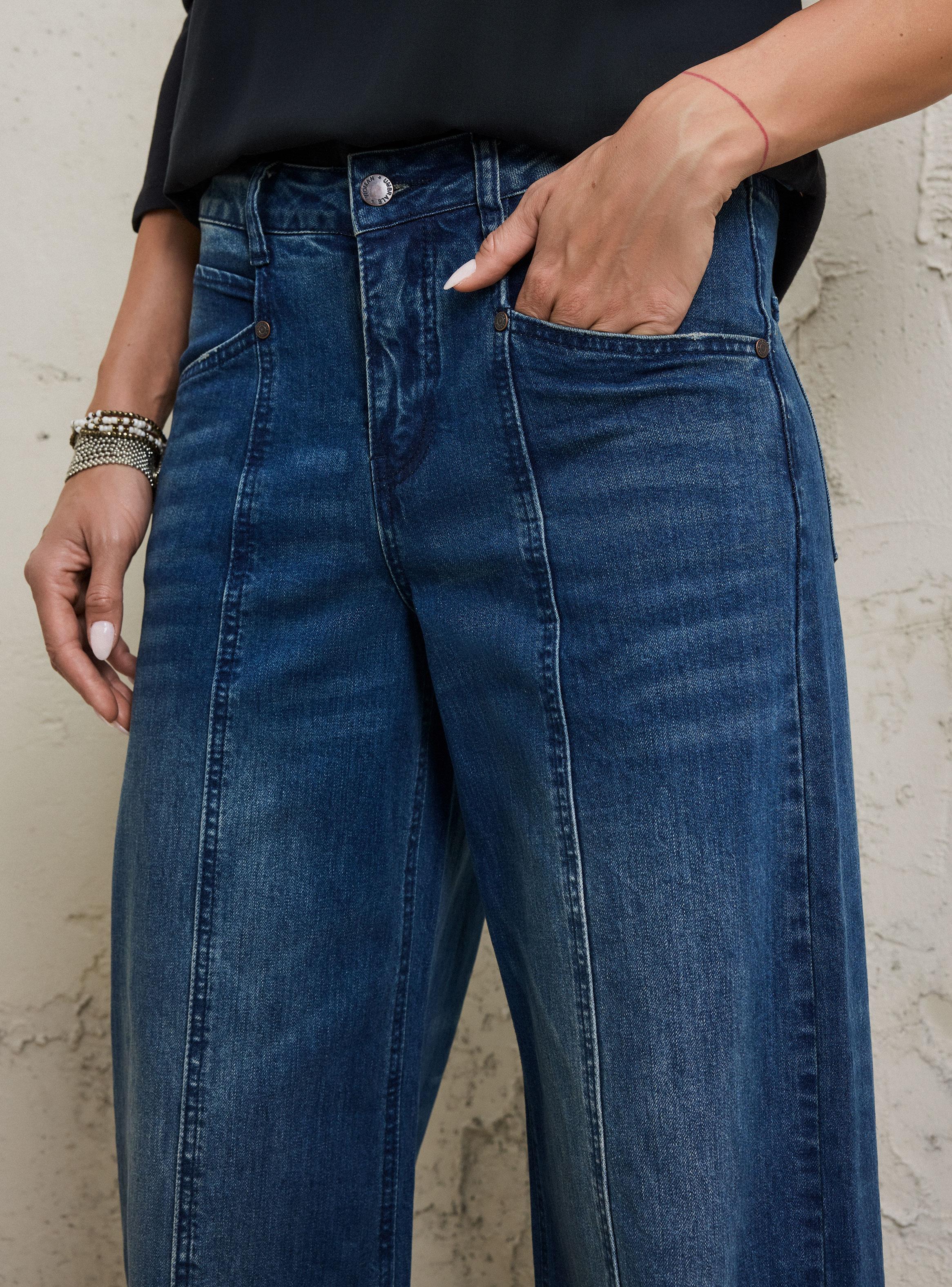 Pantalón Pespunte en la Mitad del Delantero-2