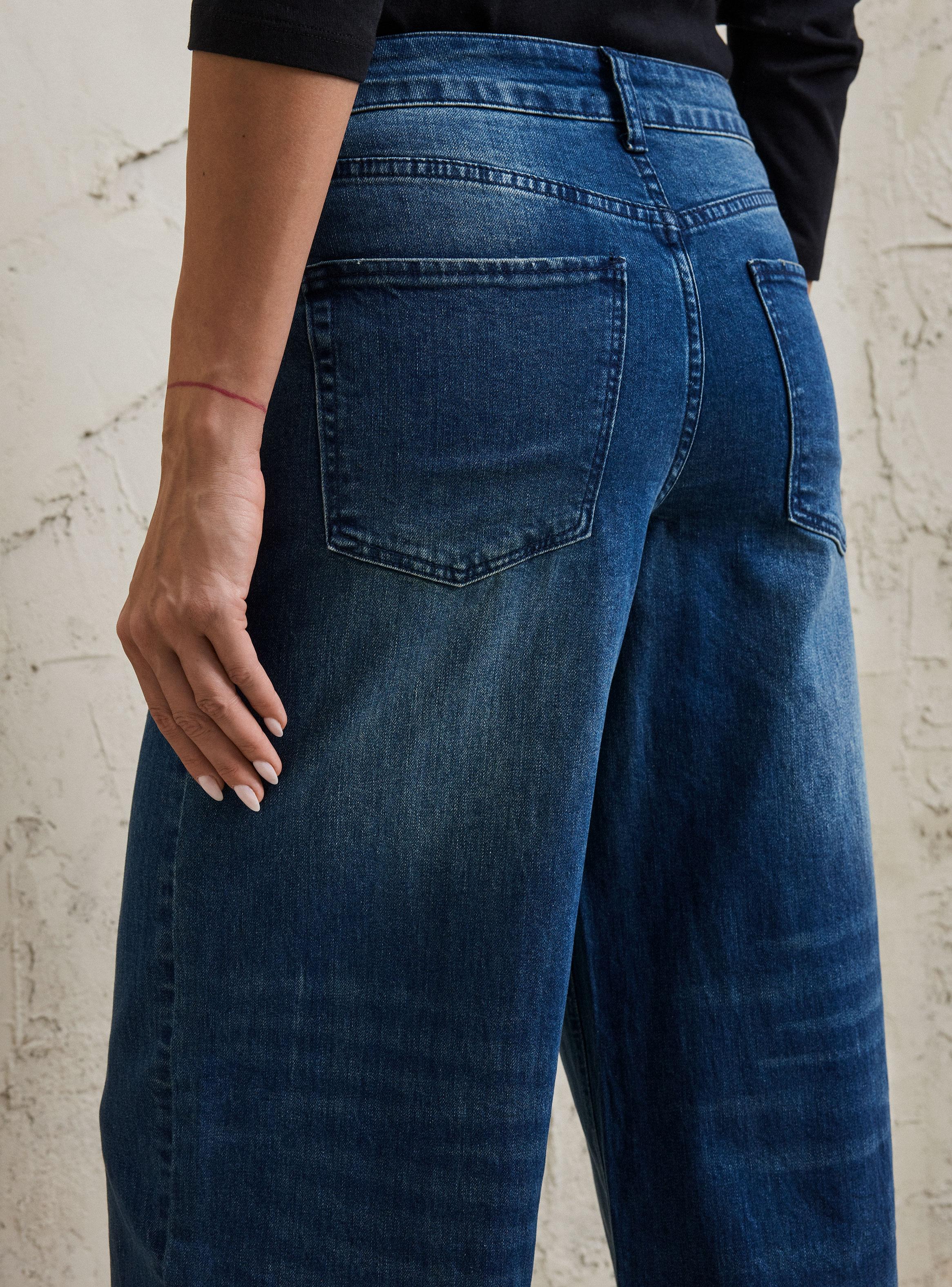 Pantalón Pespunte en la Mitad del Delantero-3