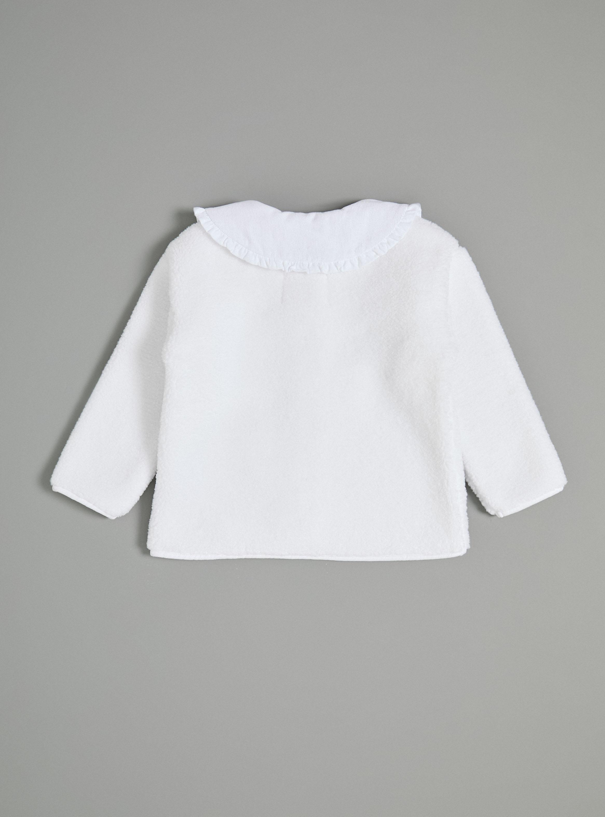 Chaqueta con Cuello y Estampado Interior con Flores-2