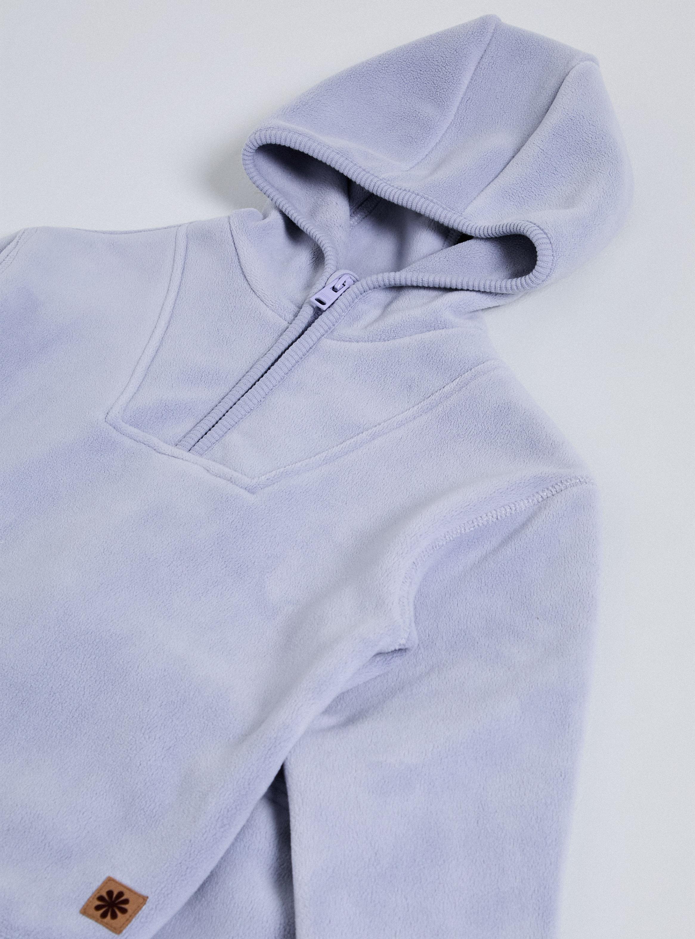 Buzo con Medio Cierre y Liso-2