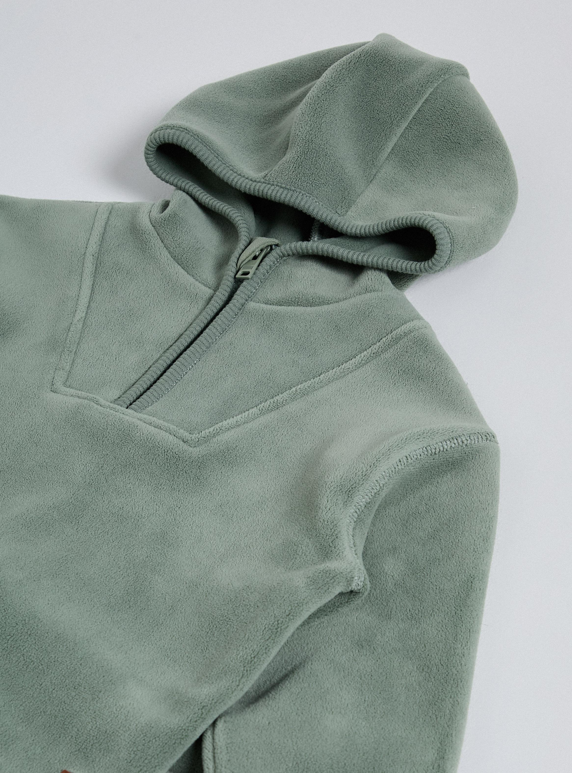 Buzo Liso con Medio Cierre Niño-3