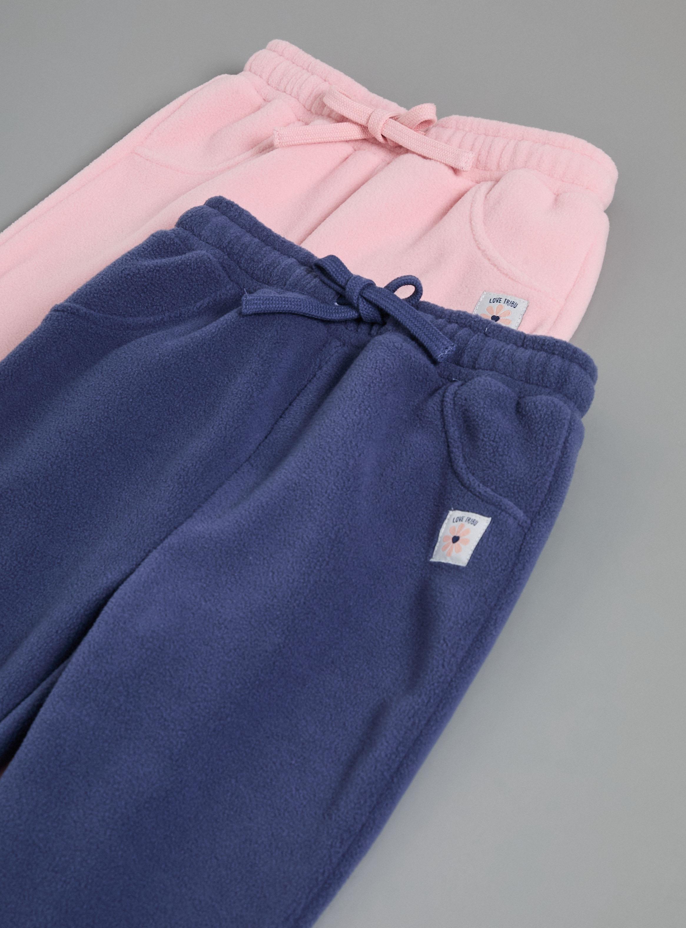 Pantalón Bipack Polar Colores Lisos-3