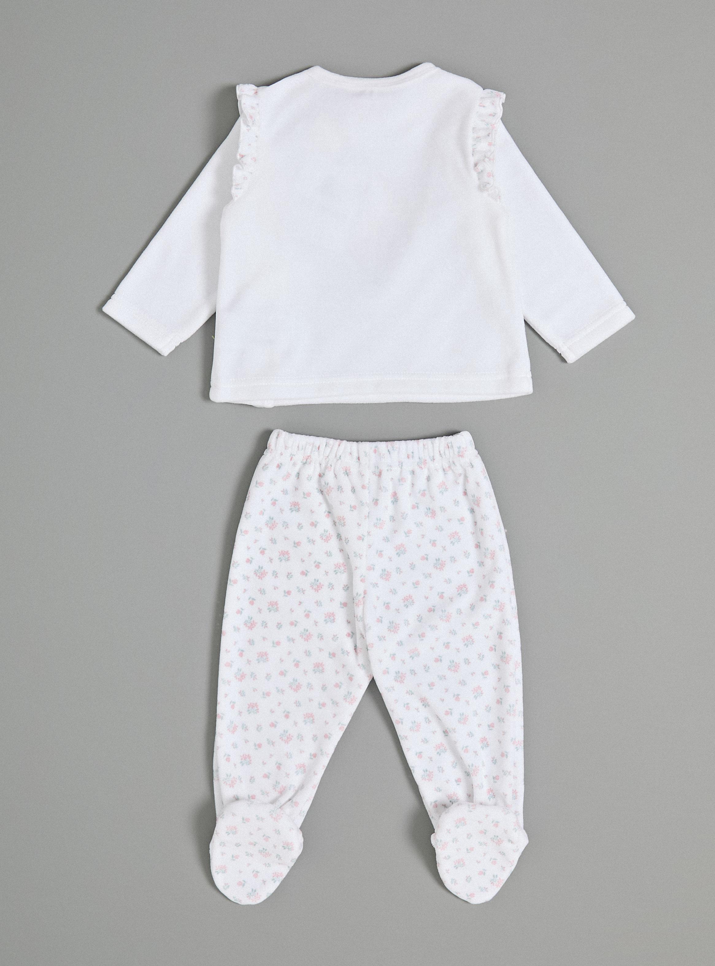 Conjunto con Vuelos Estampado y Aplicación Globo-2