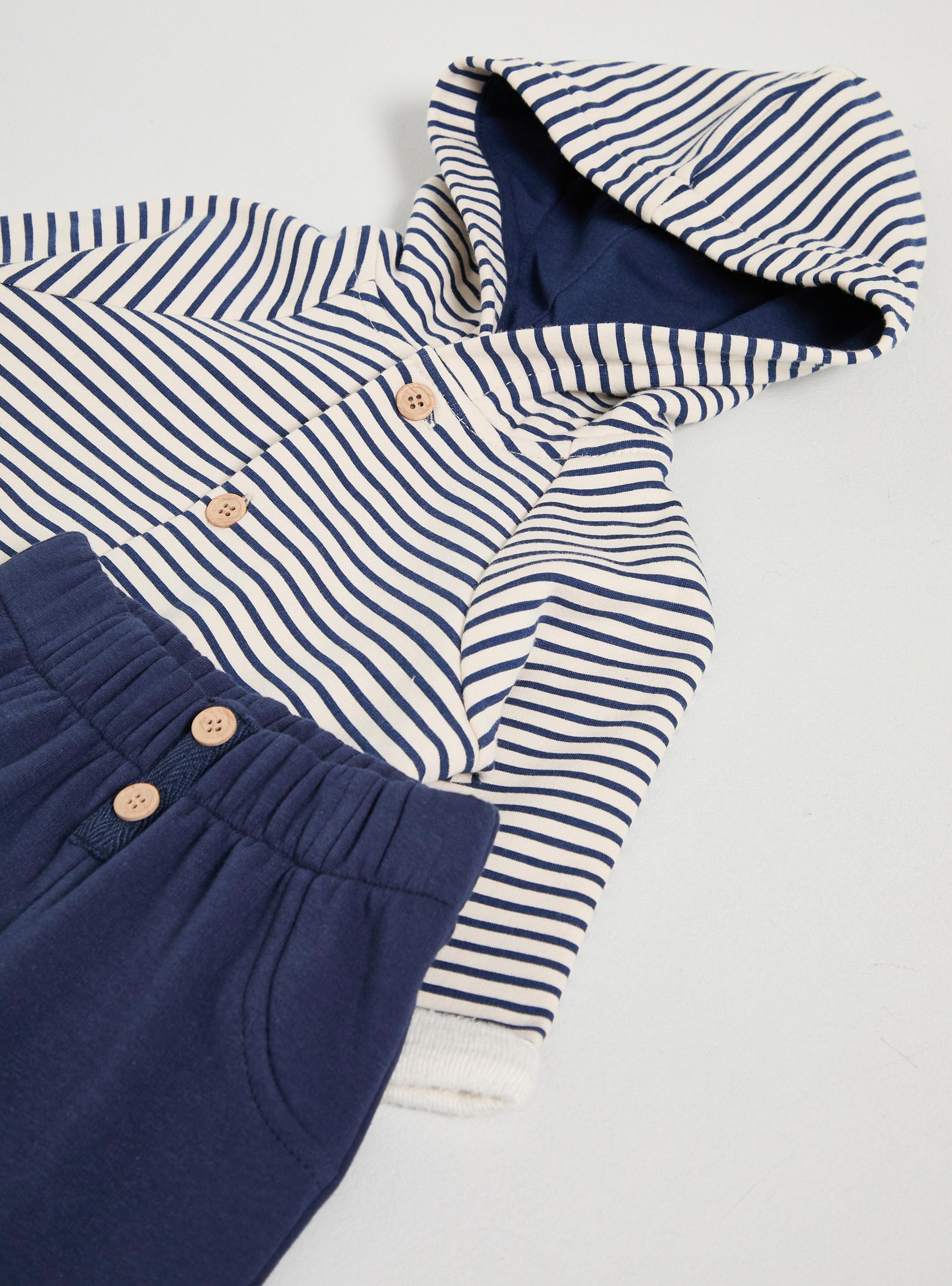 Buzo con Estampado Líneas-3