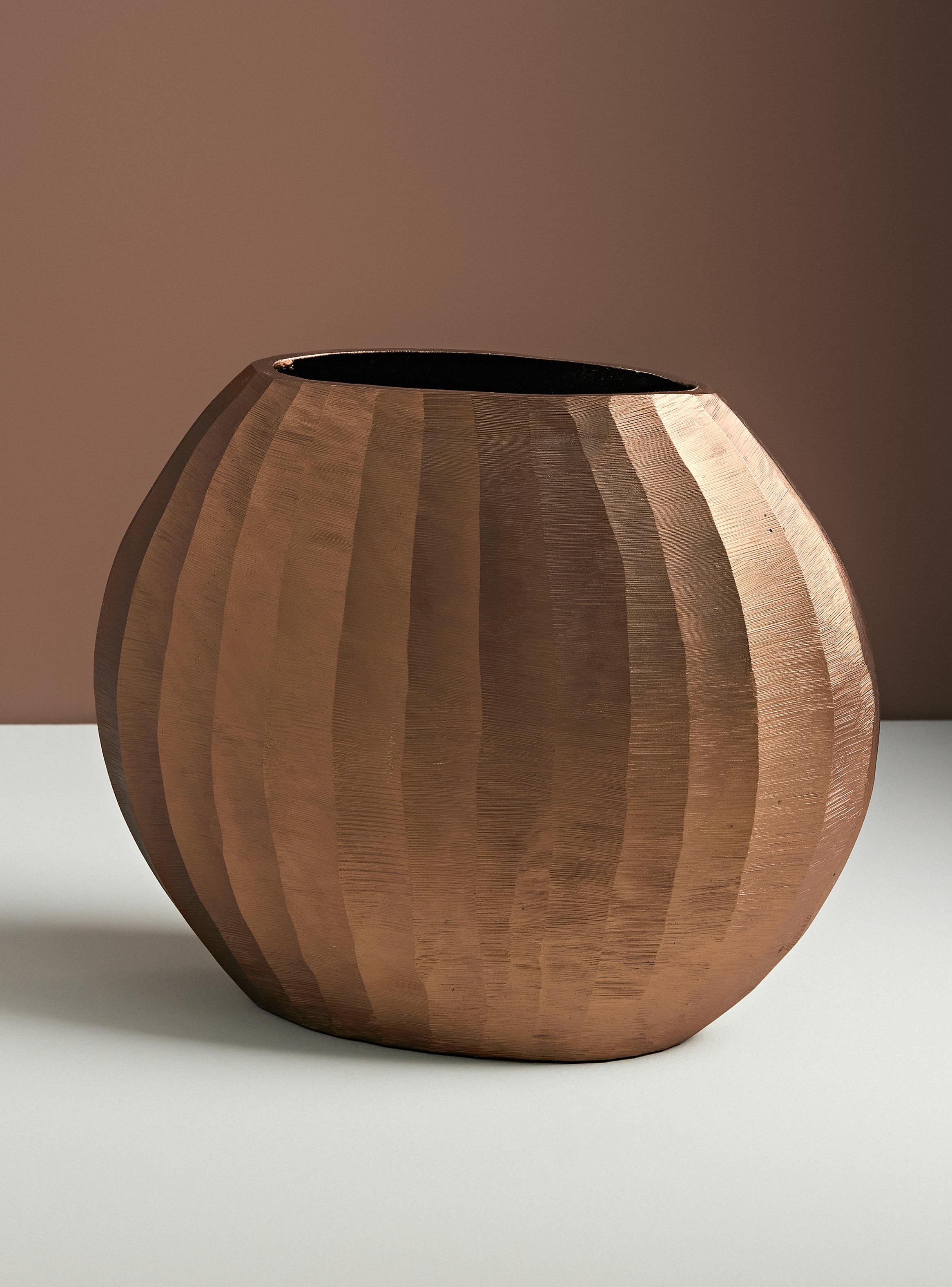 Jarrón Cobre Olsen 25 cm-3