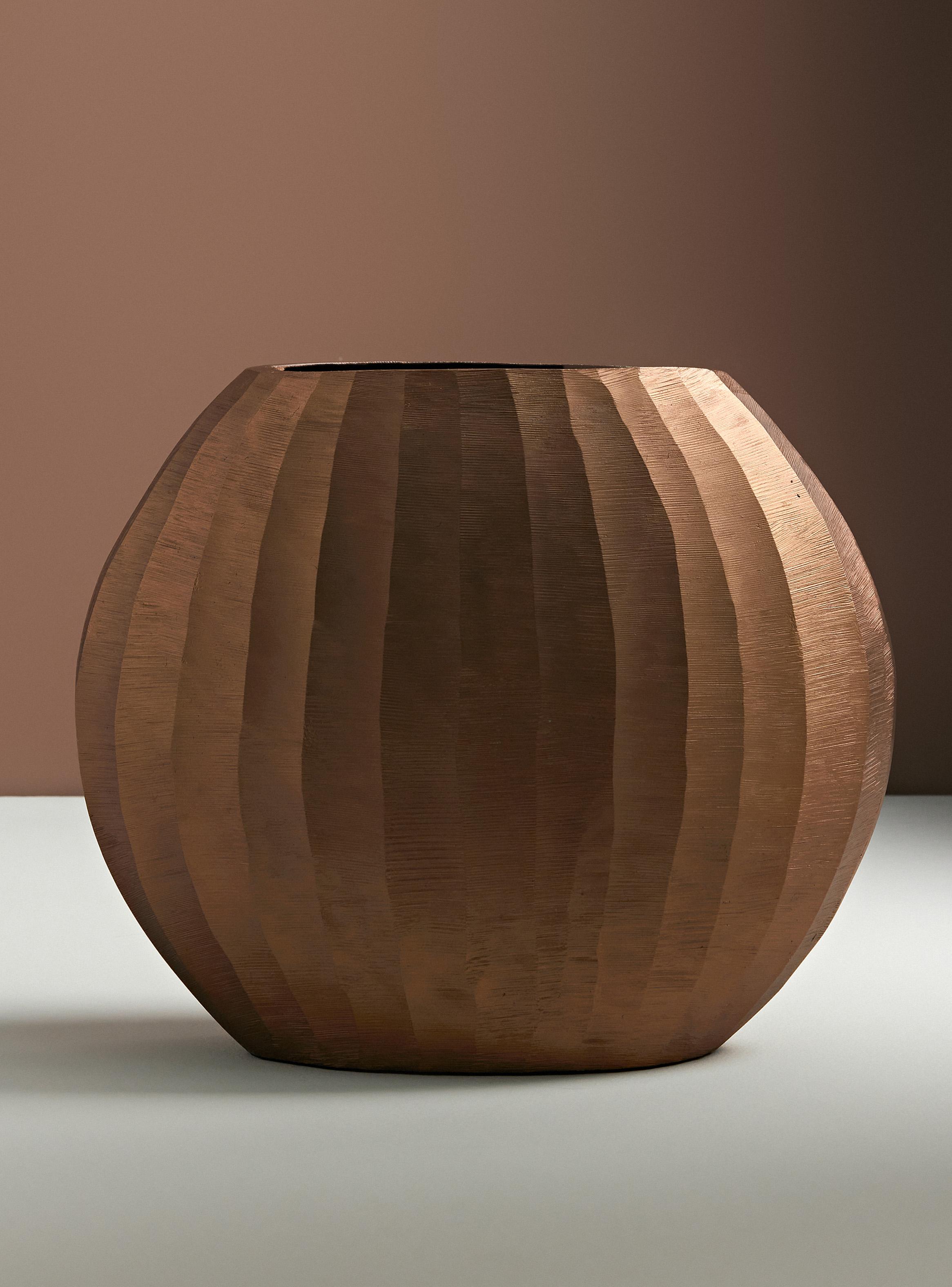 Jarrón Cobre Olsen 25 cm-4