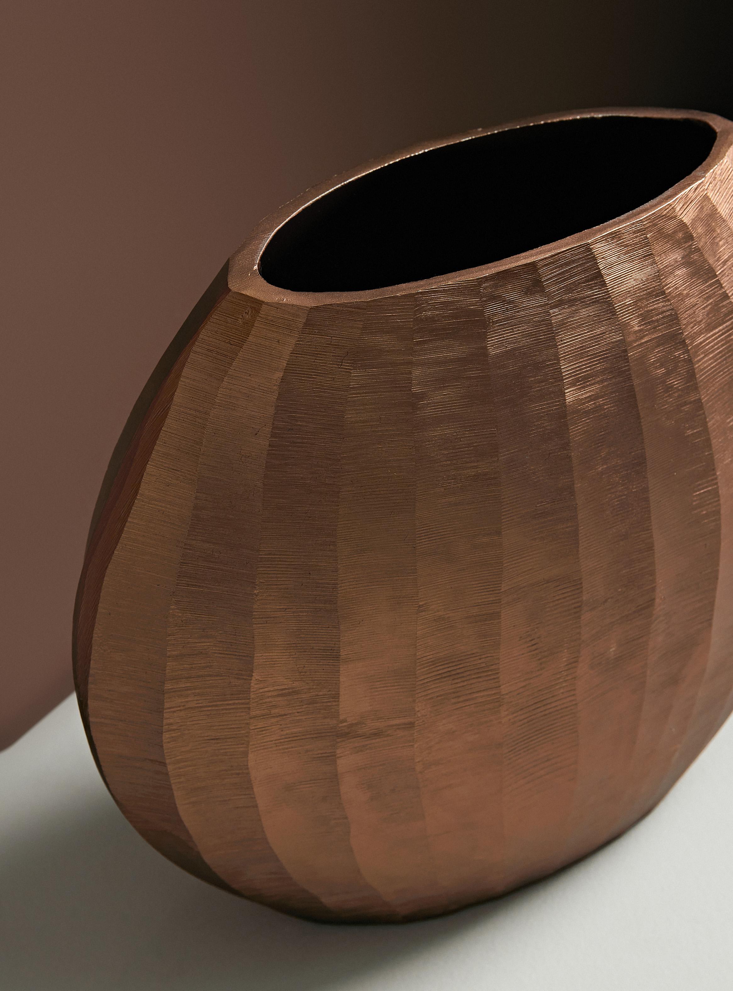 Jarrón Cobre Olsen 25 cm-2