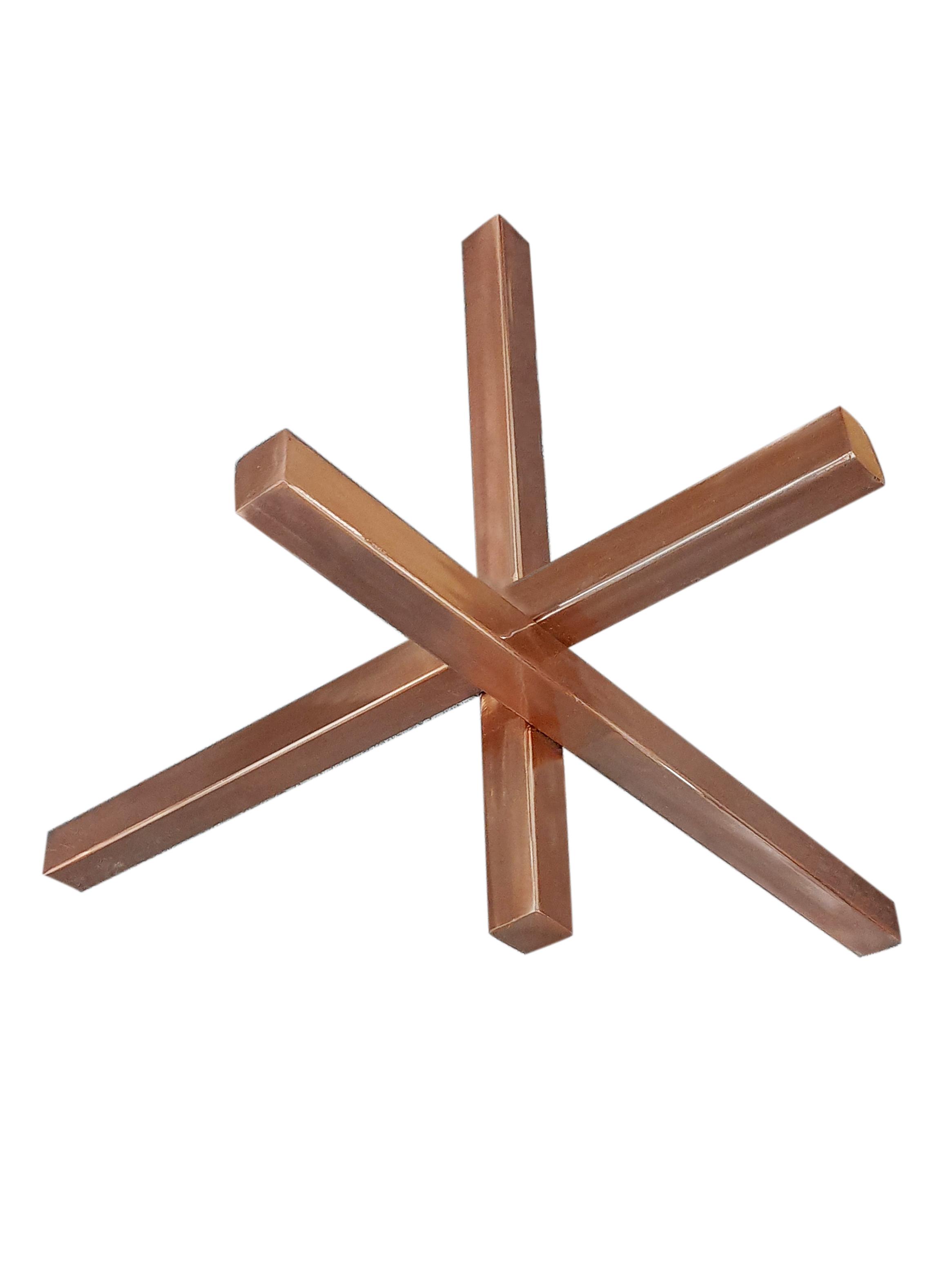 Adorno Asterisco Cobre 30.5x30.5 cm-2