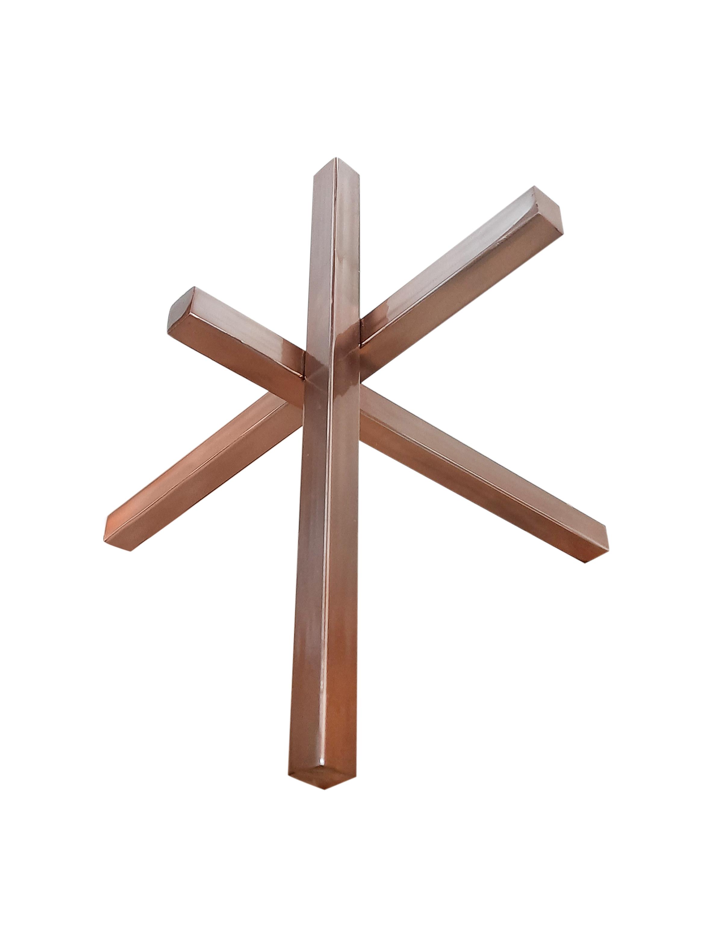 Adorno Asterisco Cobre 30.5x30.5 cm-1