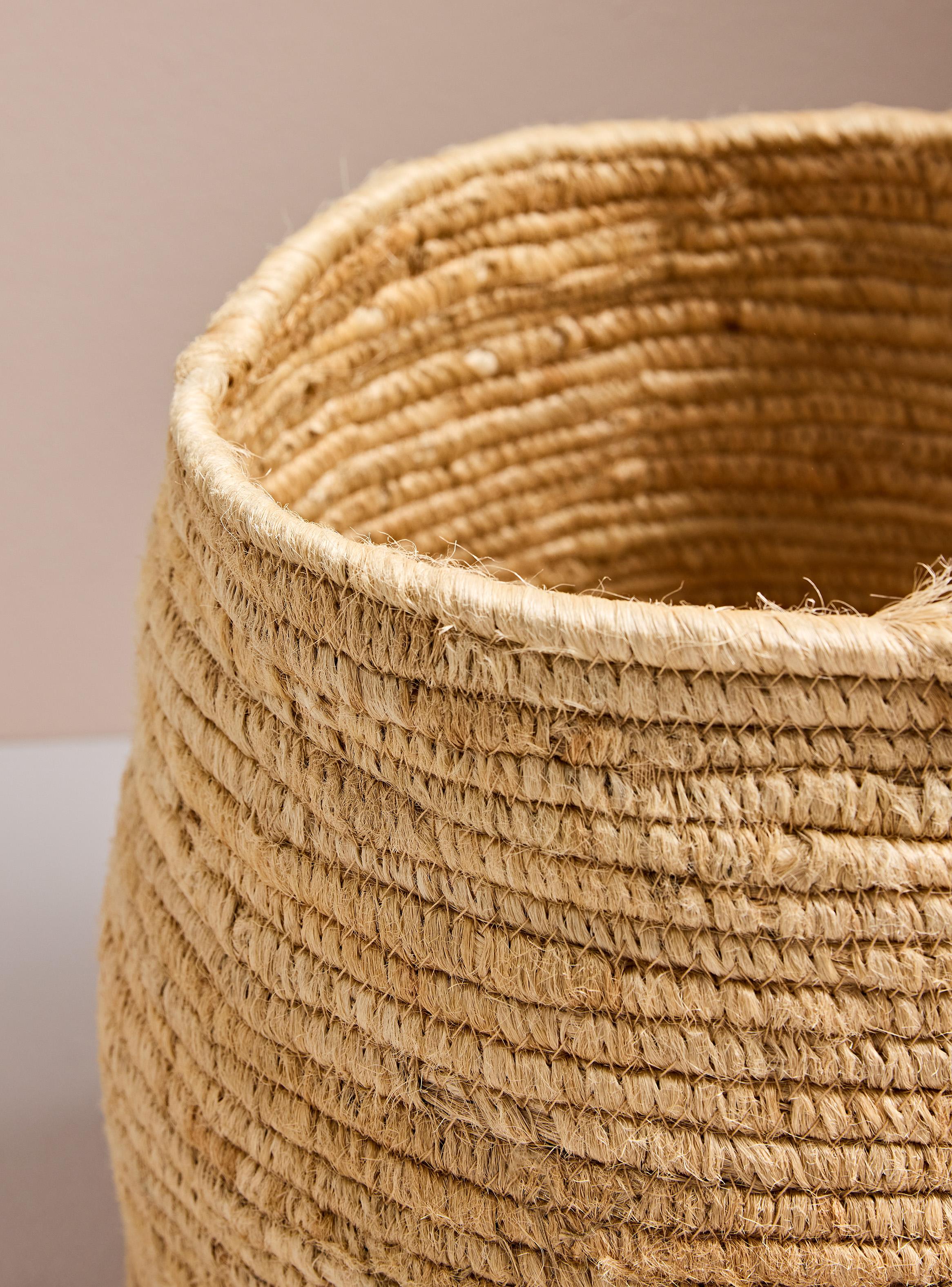 Canasto Fibra Natural 30 cm-2