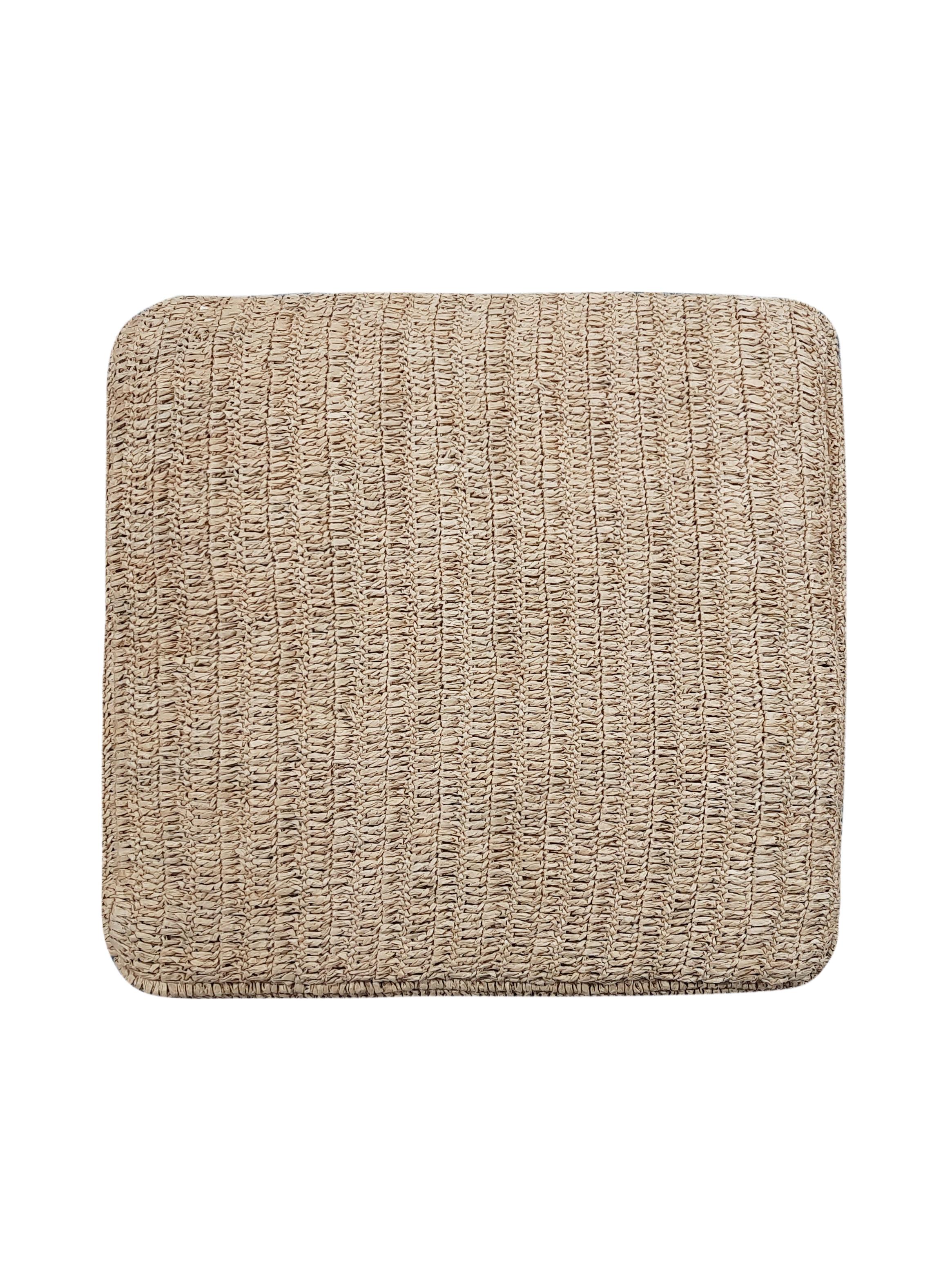 Cojín Suelo Rafia 60x60x20 cm-3