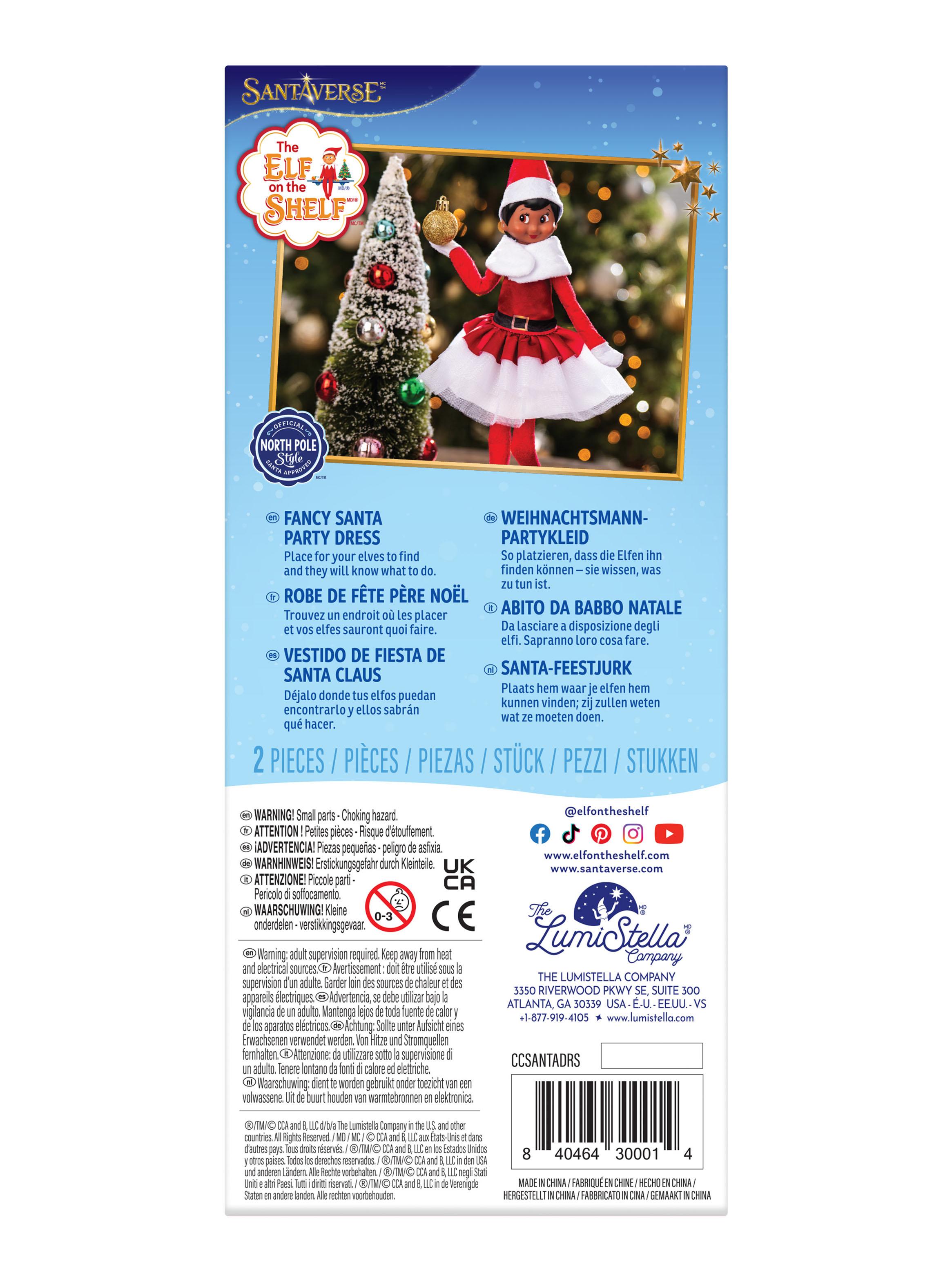 The Elf Vestido Santa Claus-3