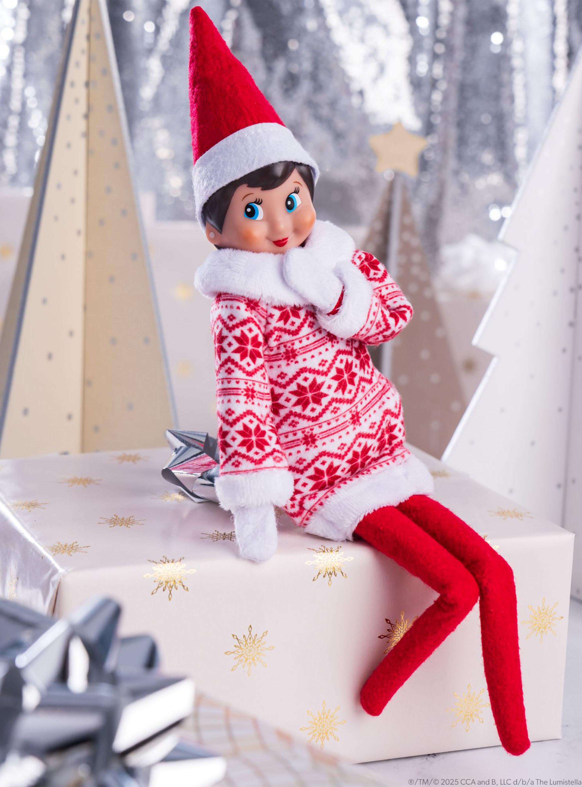 The Elf Vestido de Suéter Claus-4