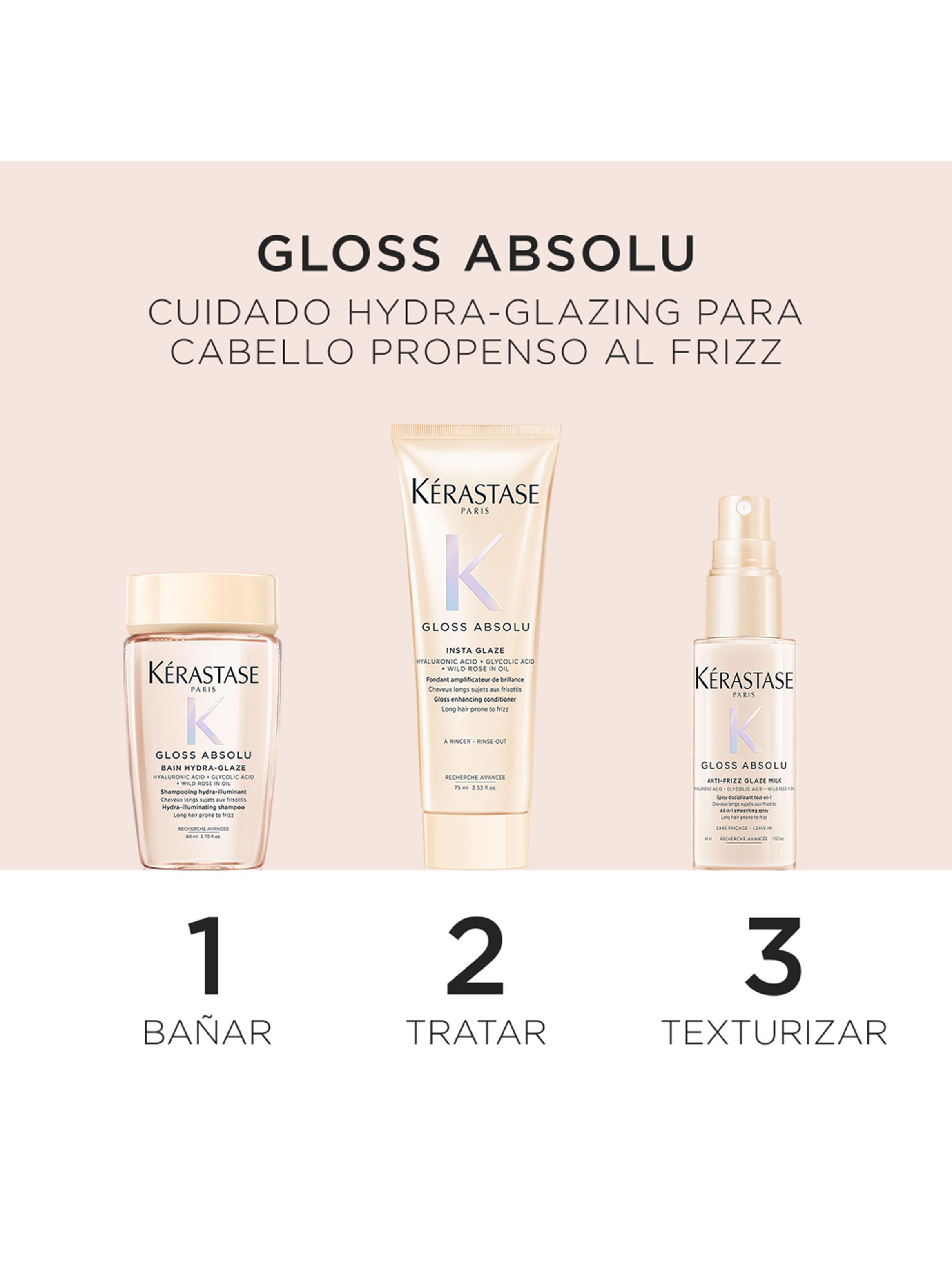 Set Anti-Frizz Shampoo Bain 80ml + Acondicionador 75ml + Texturizante Cabello Largo 45ml-2