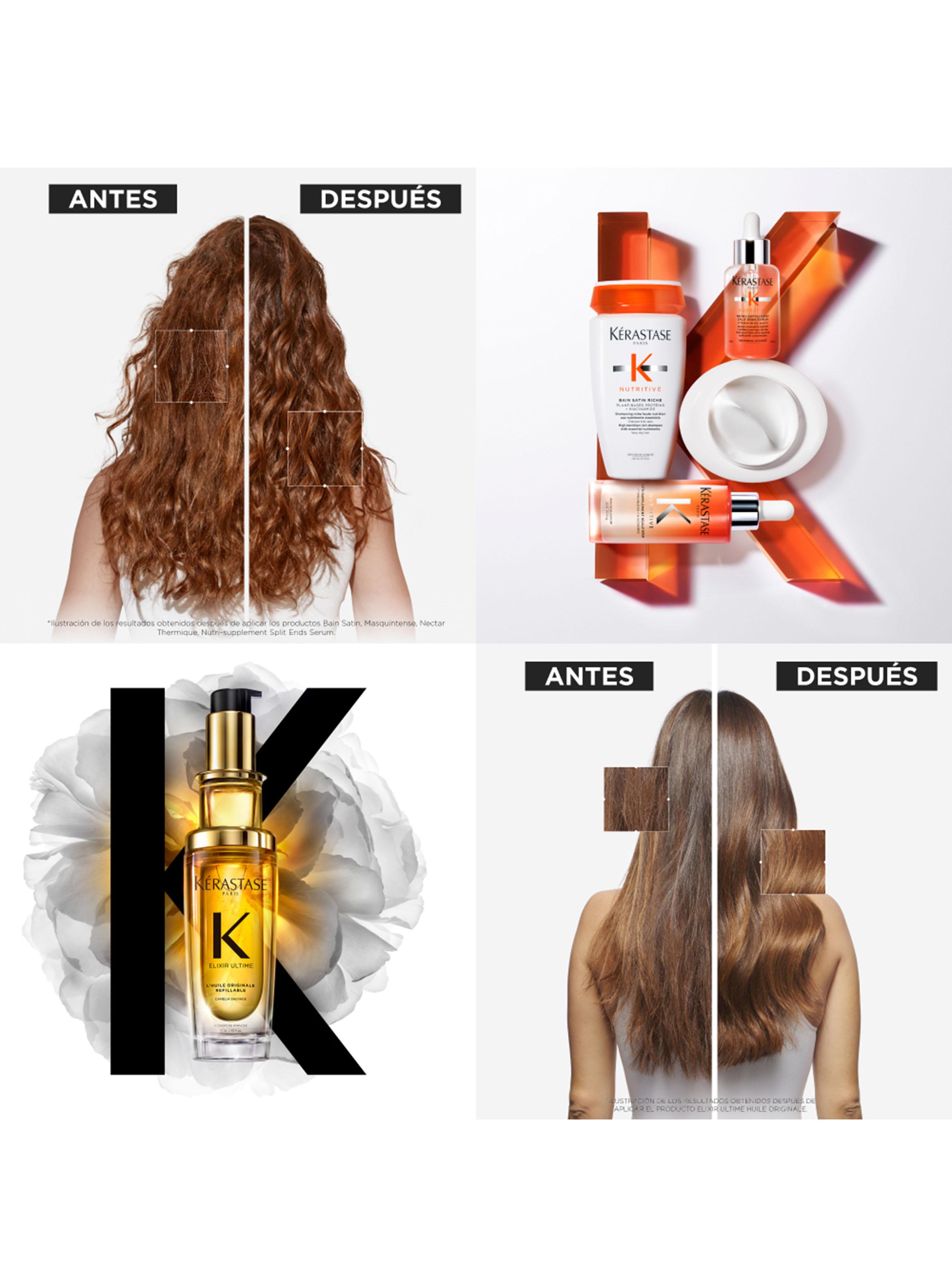 Set Día y Noche Aceite 30ml + Sérum 90ml Elixir Ultime y Nutritive Kérastase-2