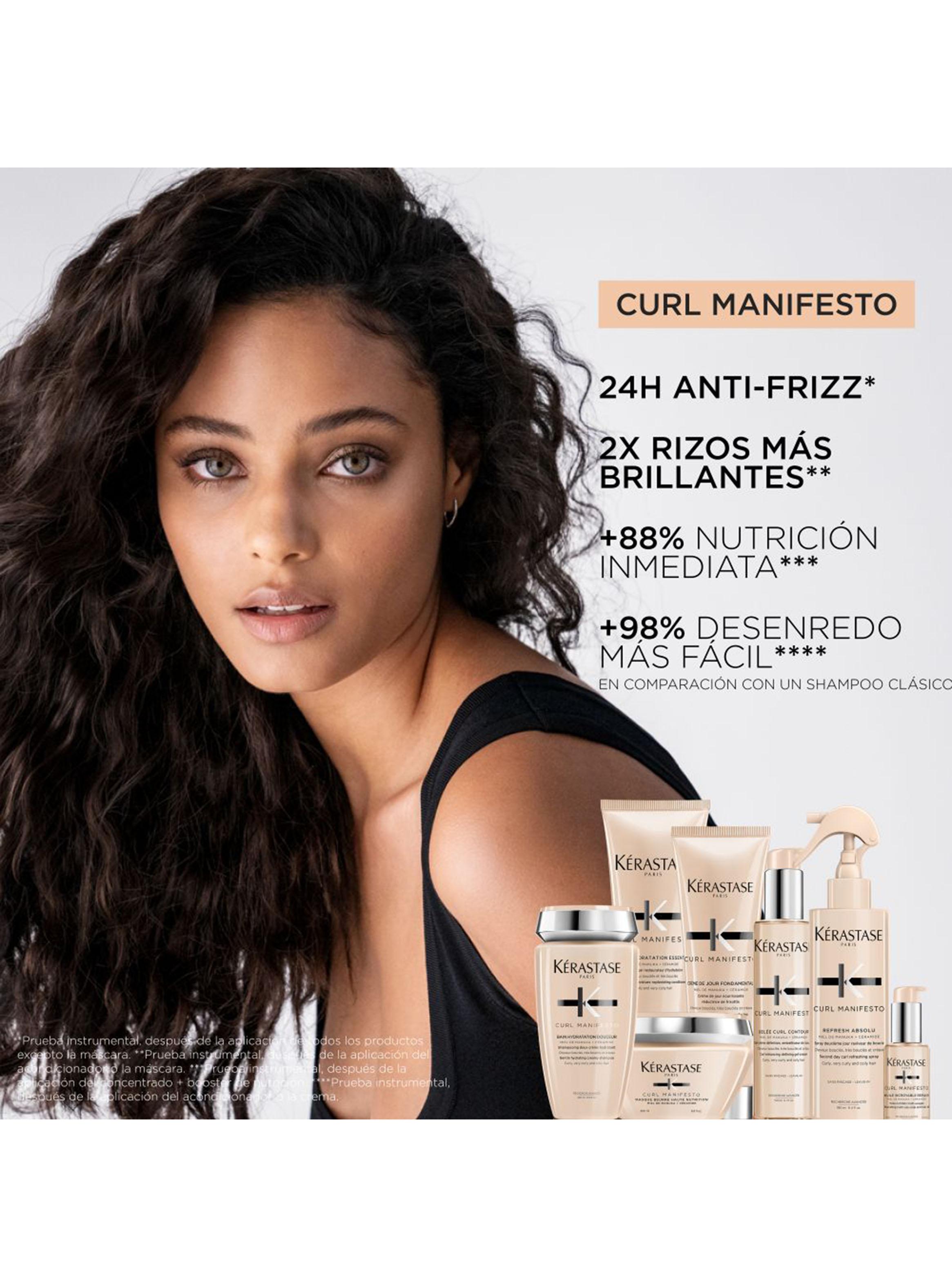 Set Shampoo 250ml + Acondicionador 250ml + Texturizante 150ml Cabello Rizado Kérastase-3