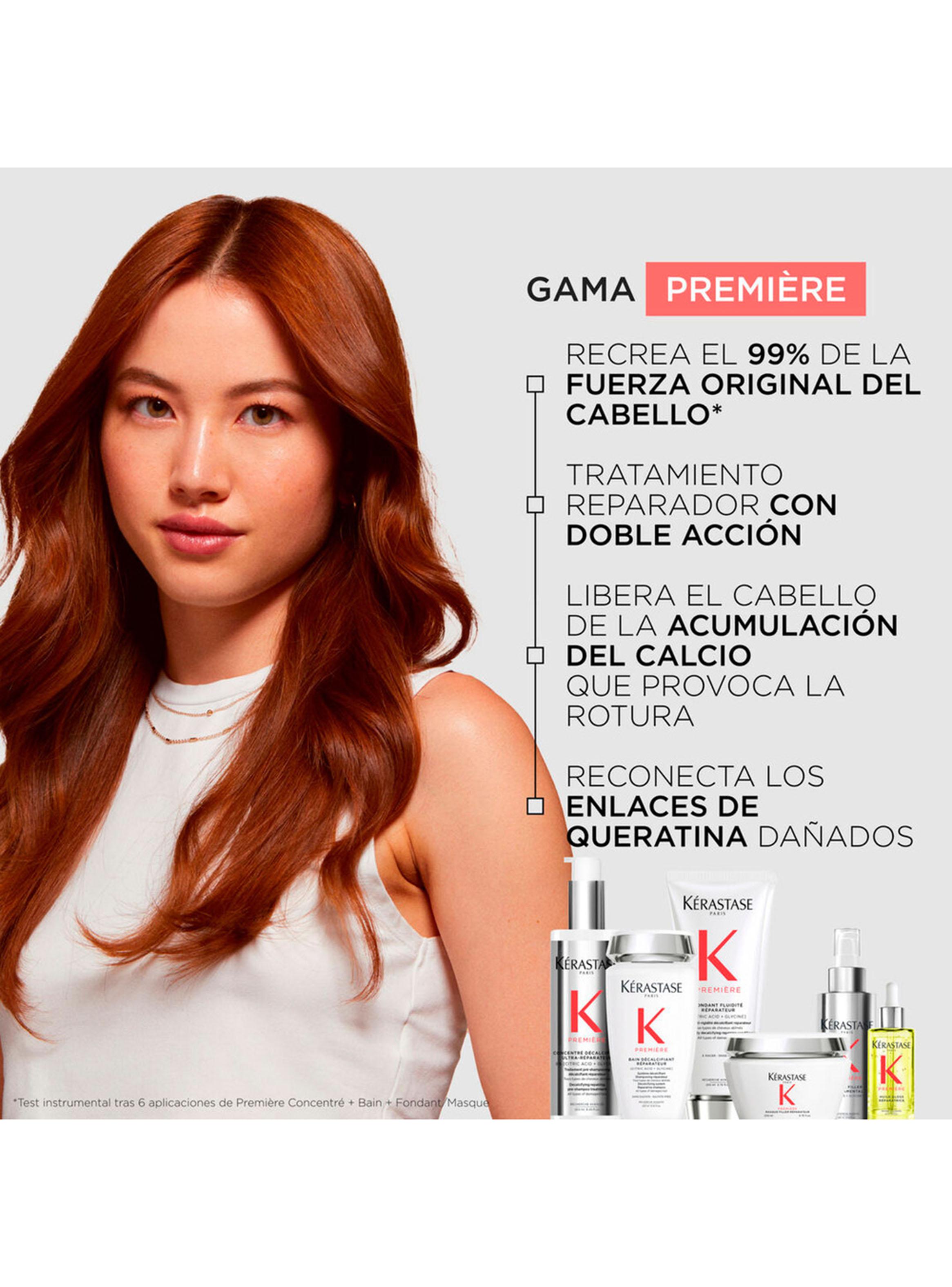 Set Reparador Descalcificante Pretratamiento 250ml + Shampoo 250ml + Acondicionador 200ml Première-3