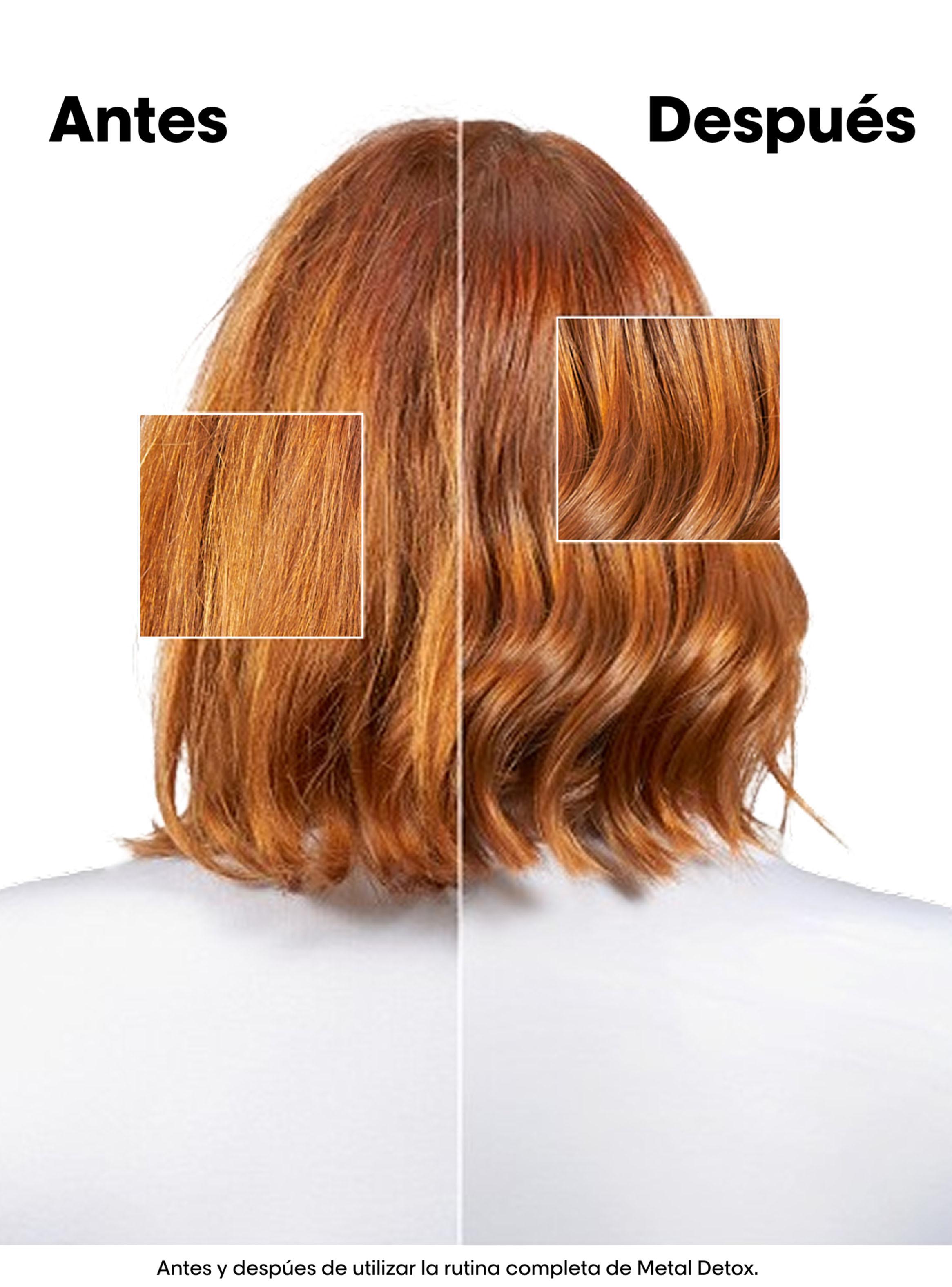 Set Profesional Anti-Quiebre Cabello Shampoo 300ml + Máscara 250ml Metal Detox-3