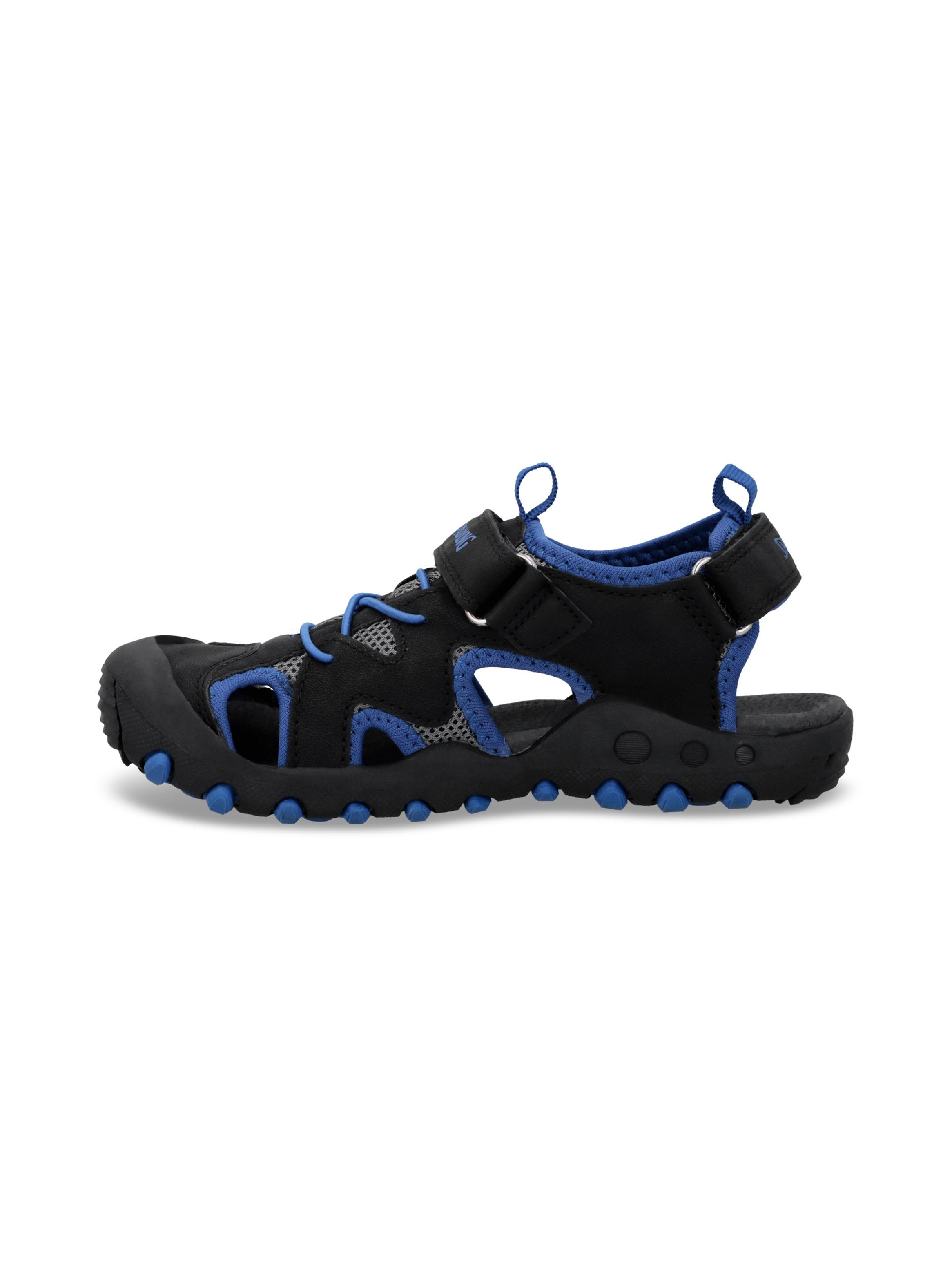 Sandalia Outdoor Infantil Black Blue-2
