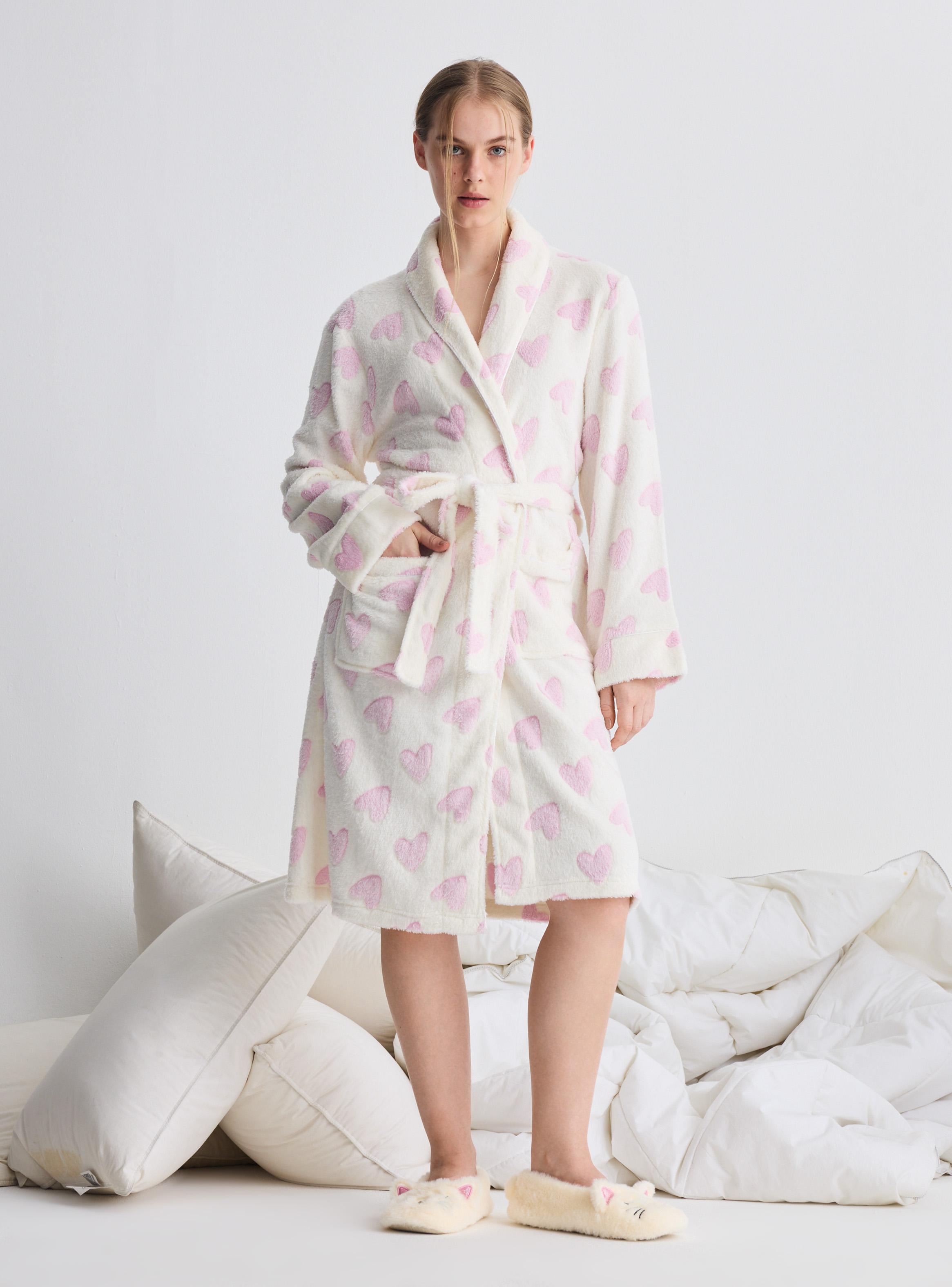 Pijama Tela Velvet Estampado Folia-4