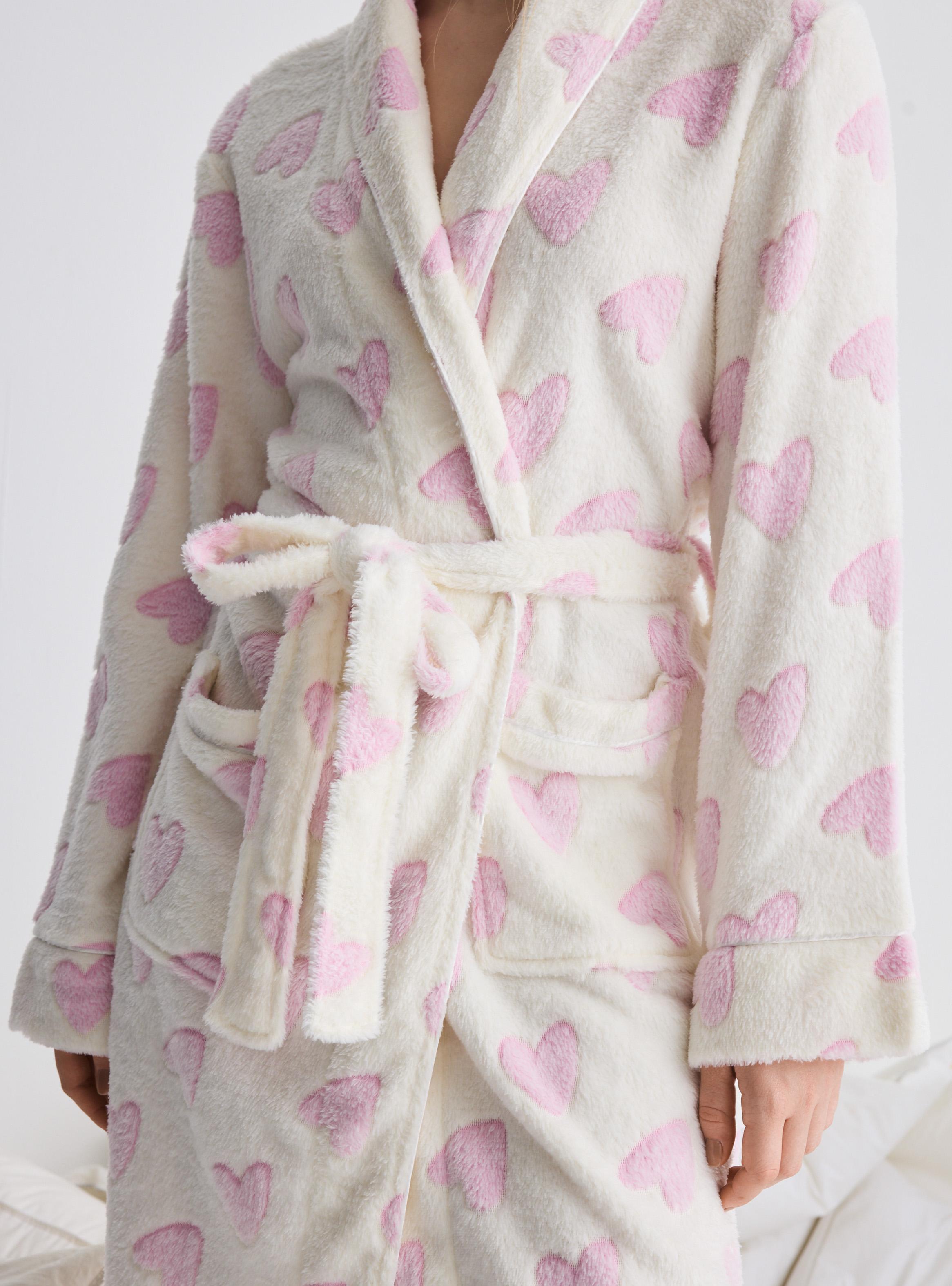 Pijama Tela Velvet Estampado Folia-2