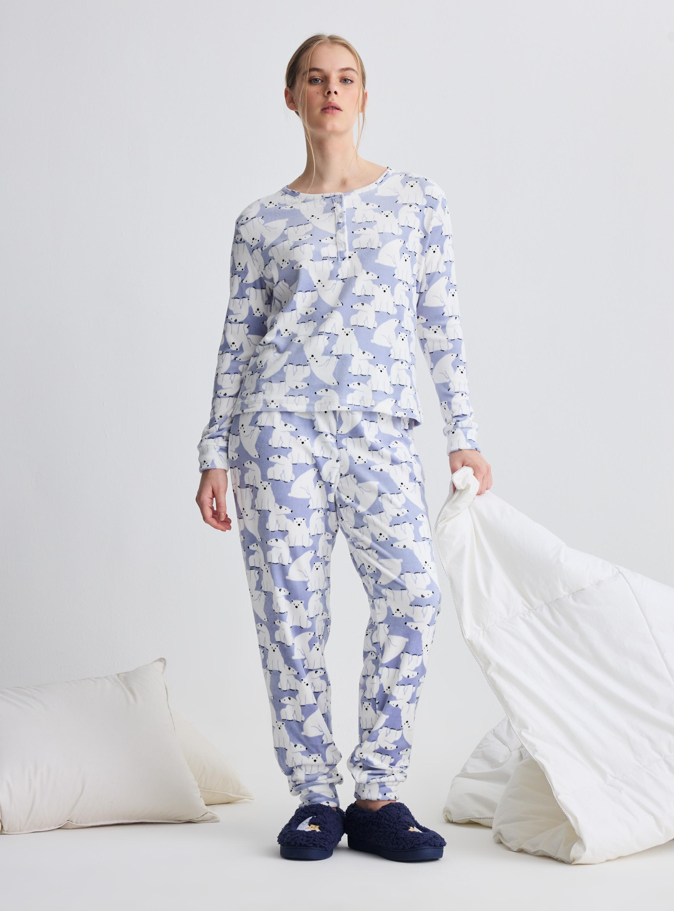 Pijama Tela Velvet Full Estampado-4