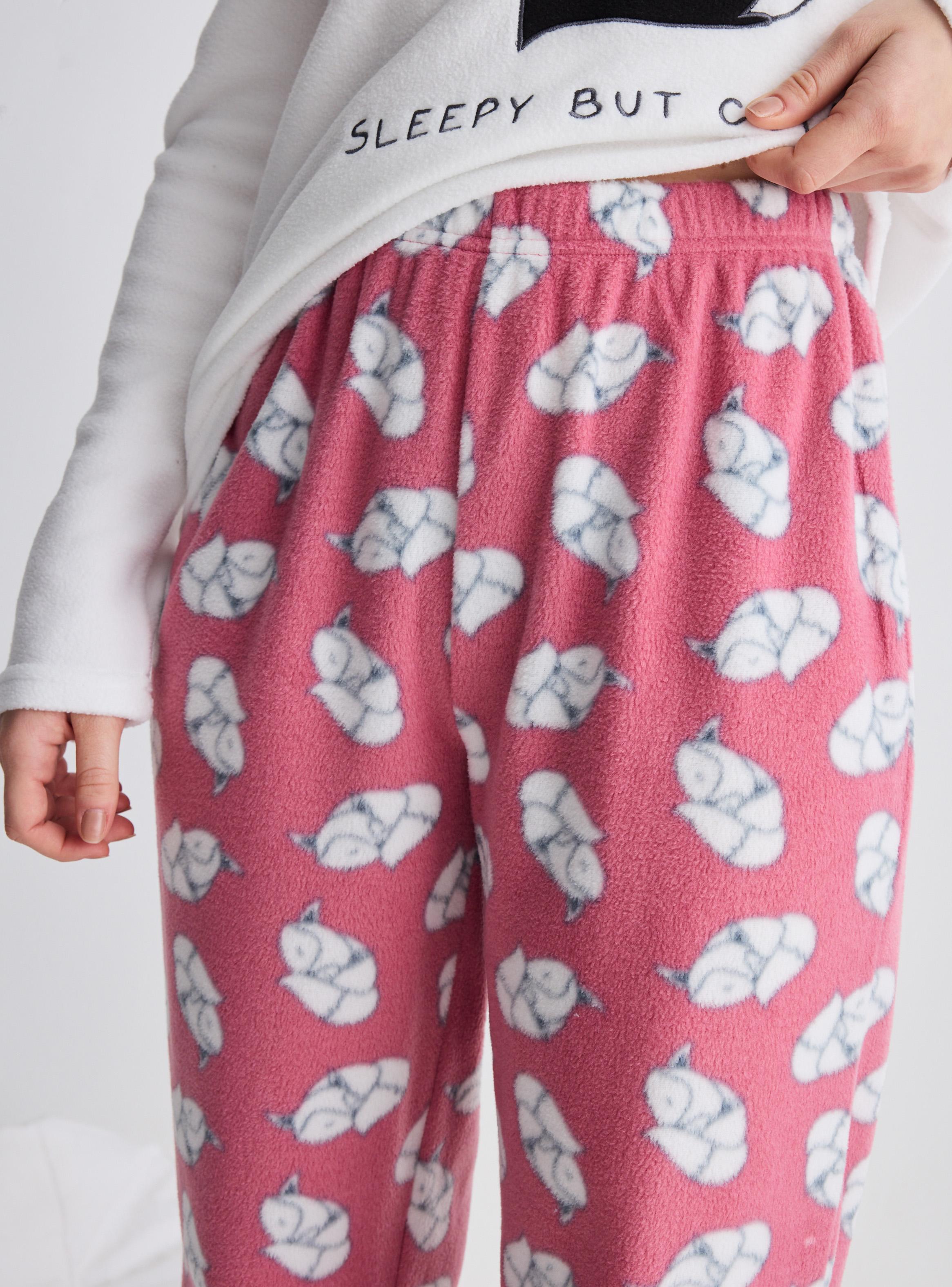 Pijama Polar Aplicación Bordado-3