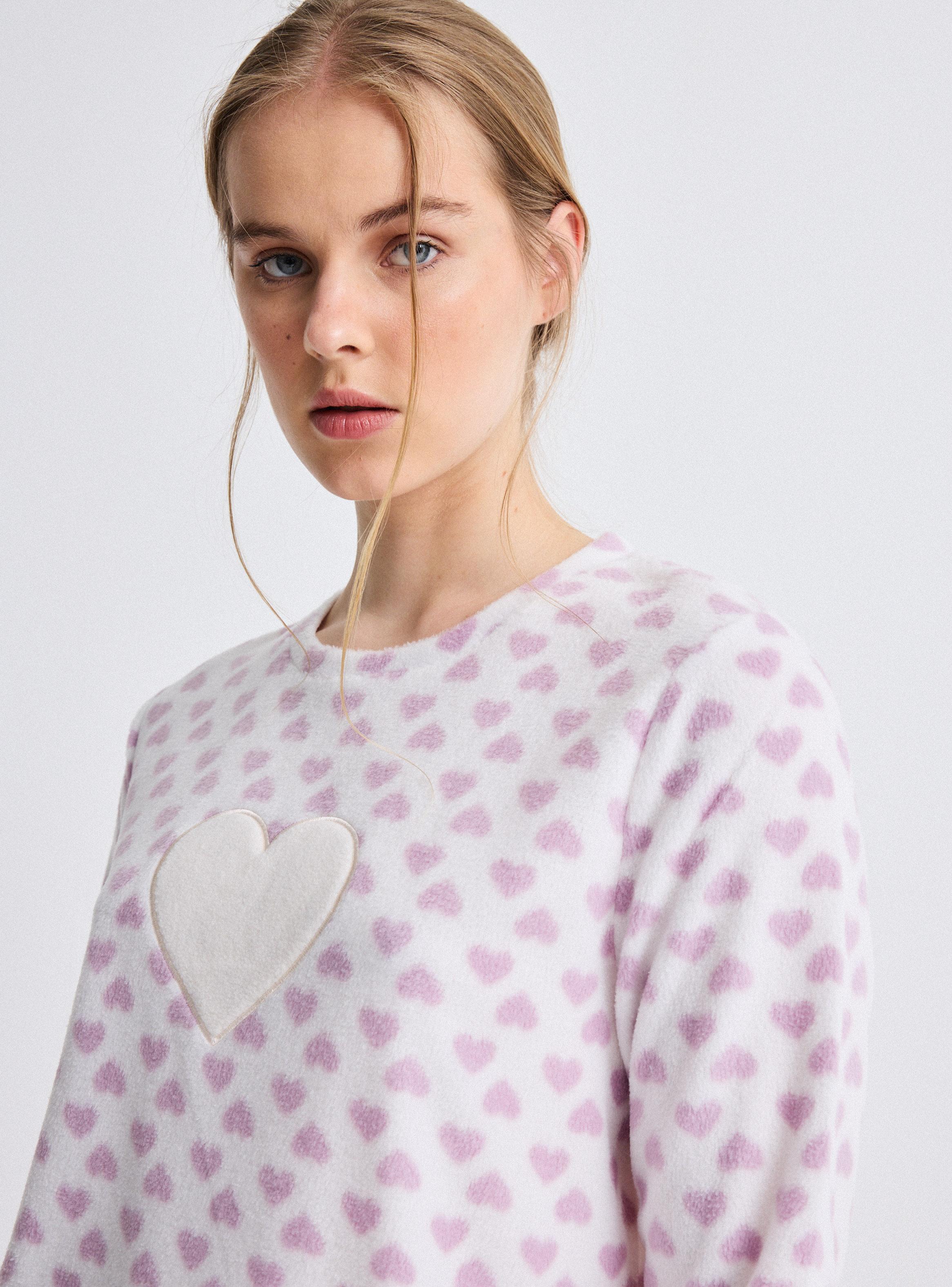 Pijama de Micro Polar Aplicación Bordado-2