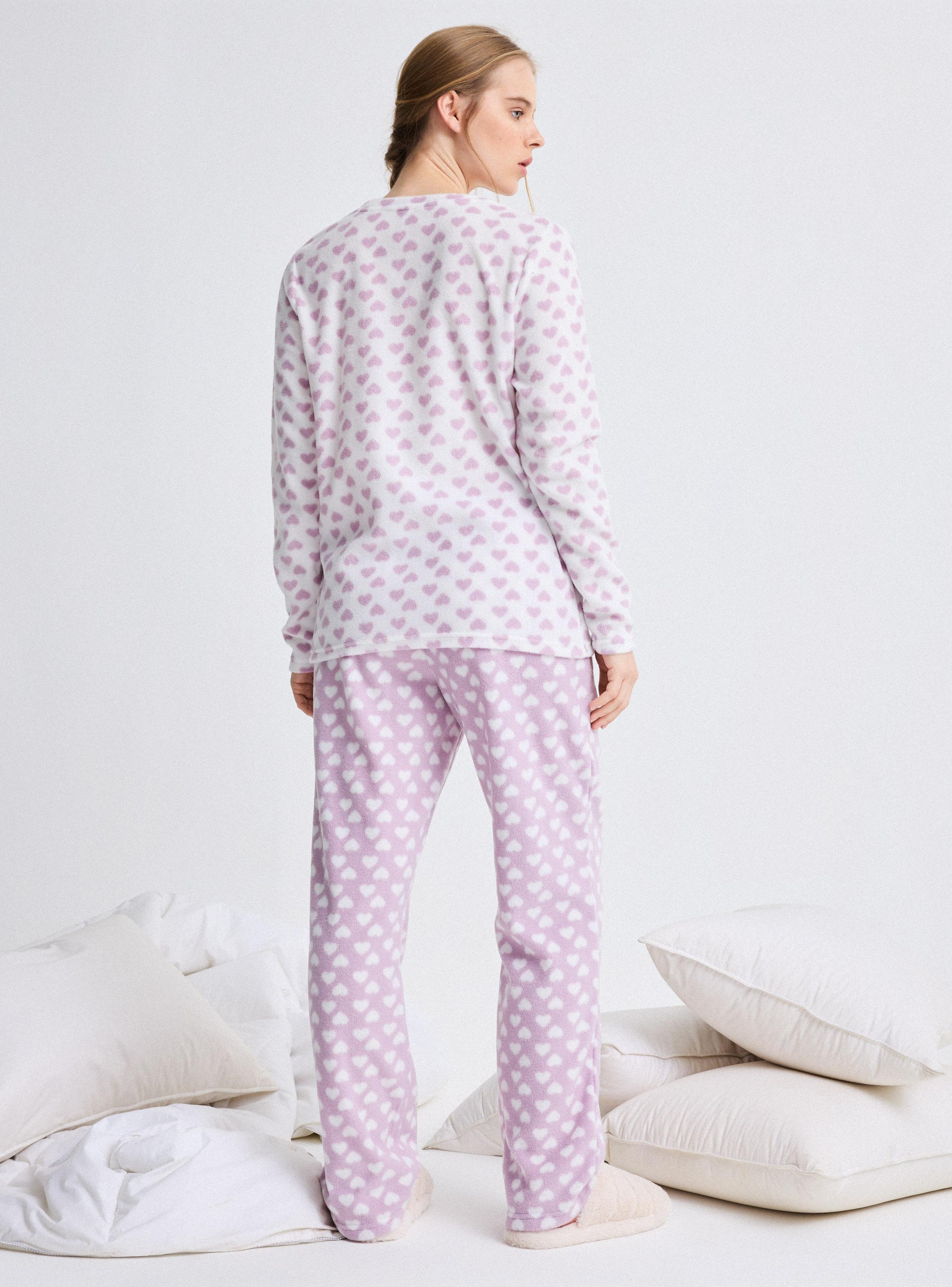 Pijama de Micro Polar Aplicación Bordado-5