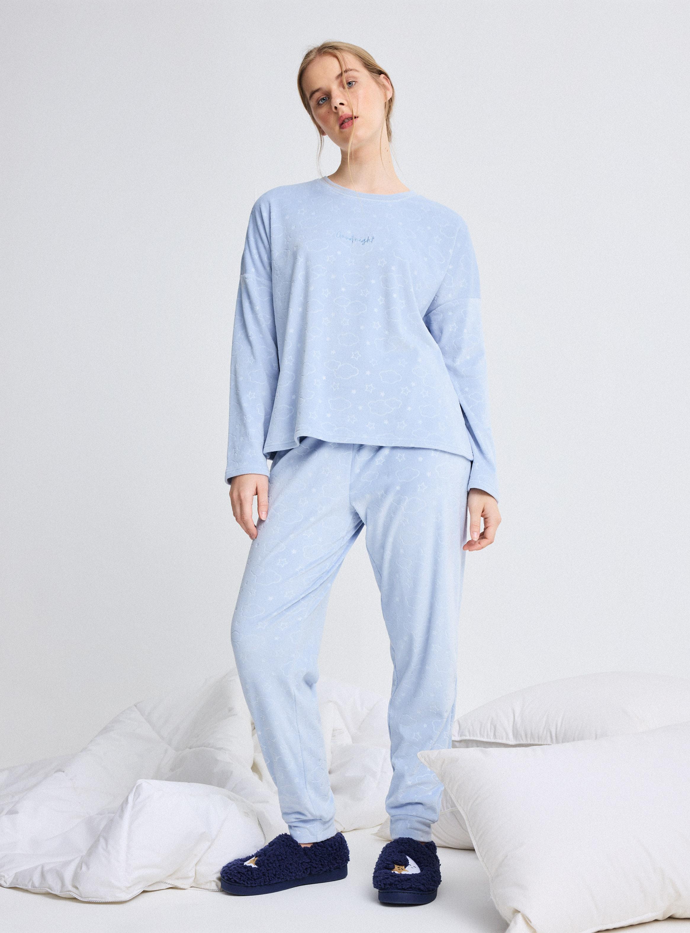 Pijama Emboss Velour-4