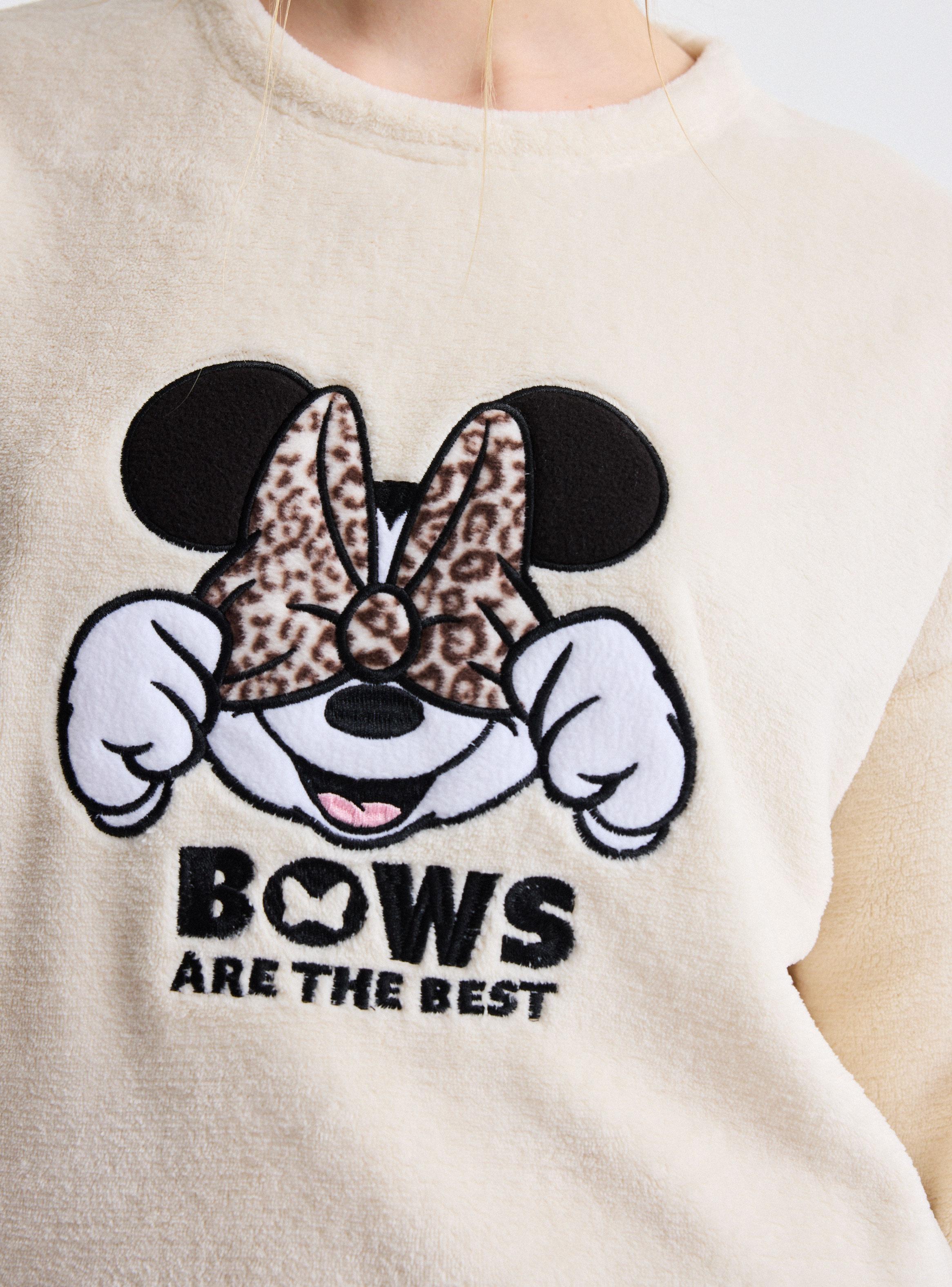 Pijama Micro Polar Disney Minnie Animal Print-2