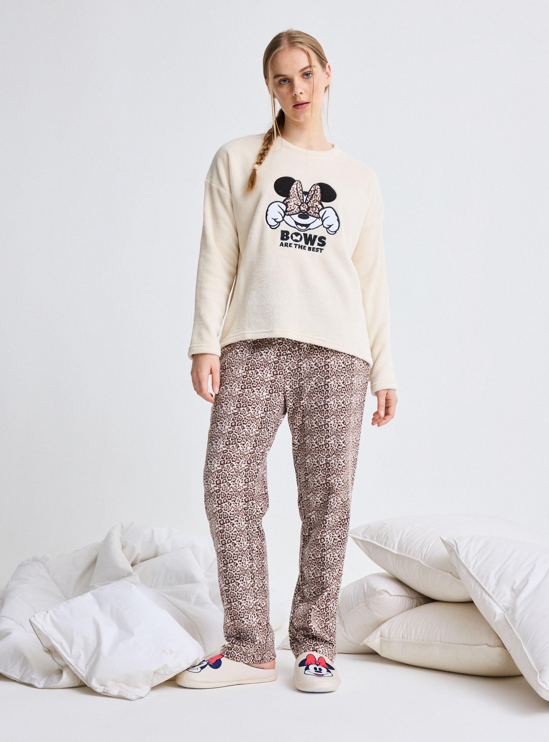 Pijama Micro Polar Disney Minnie Animal Print-4