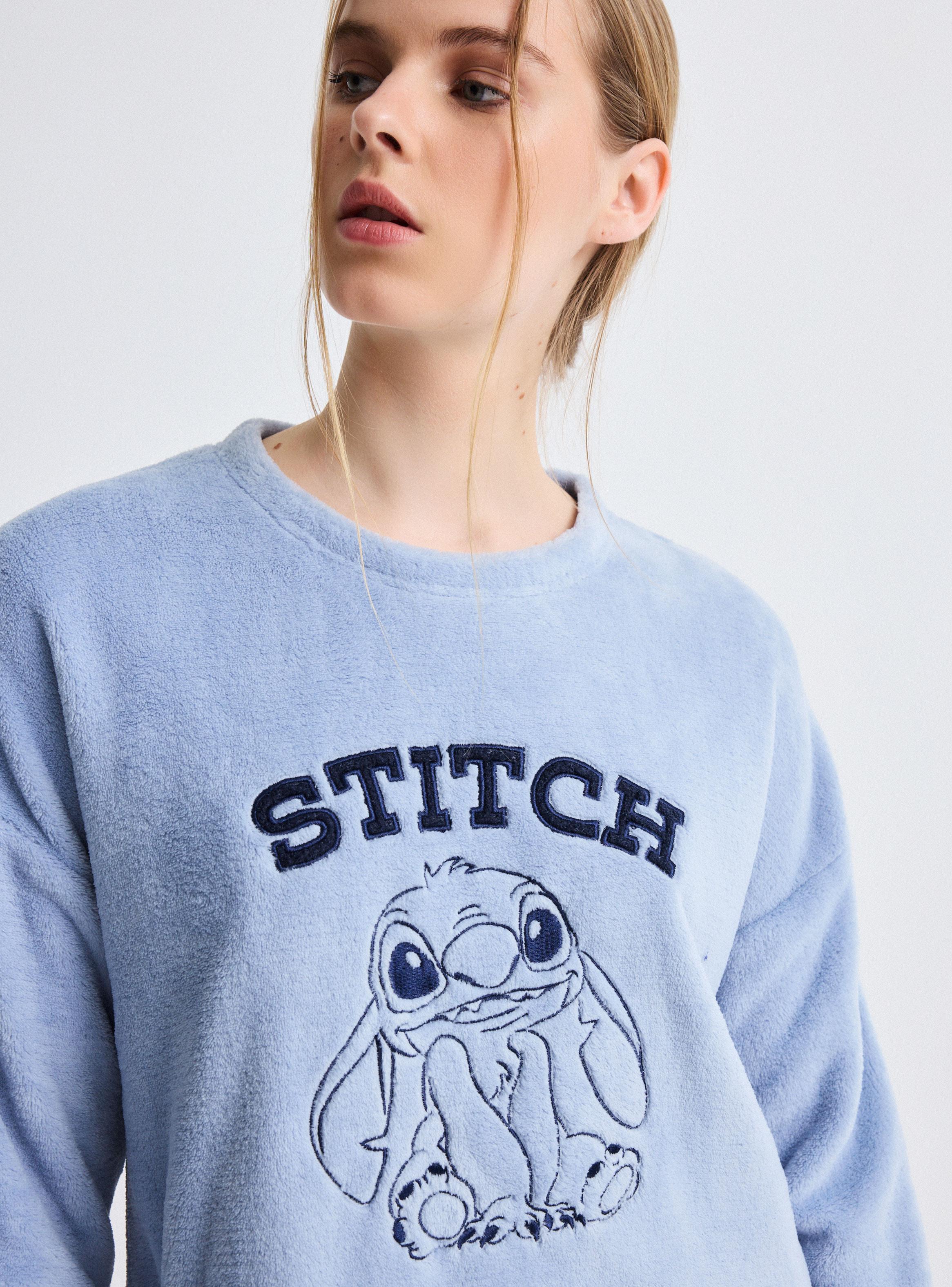 Pijama Micro Polar Disney Stitch Bordado-2