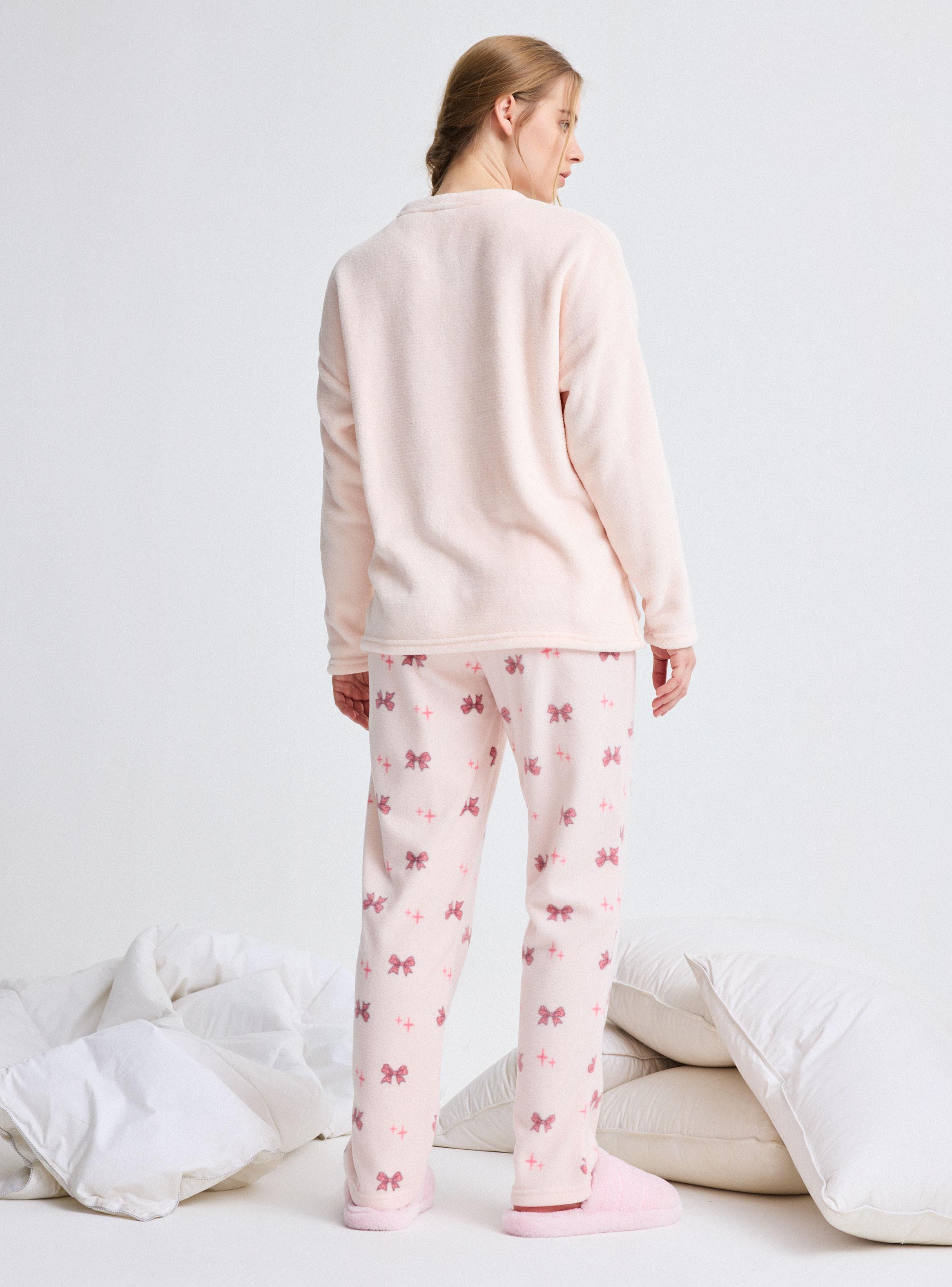 Pijama Micro Polar Disney Marie Bordado-5