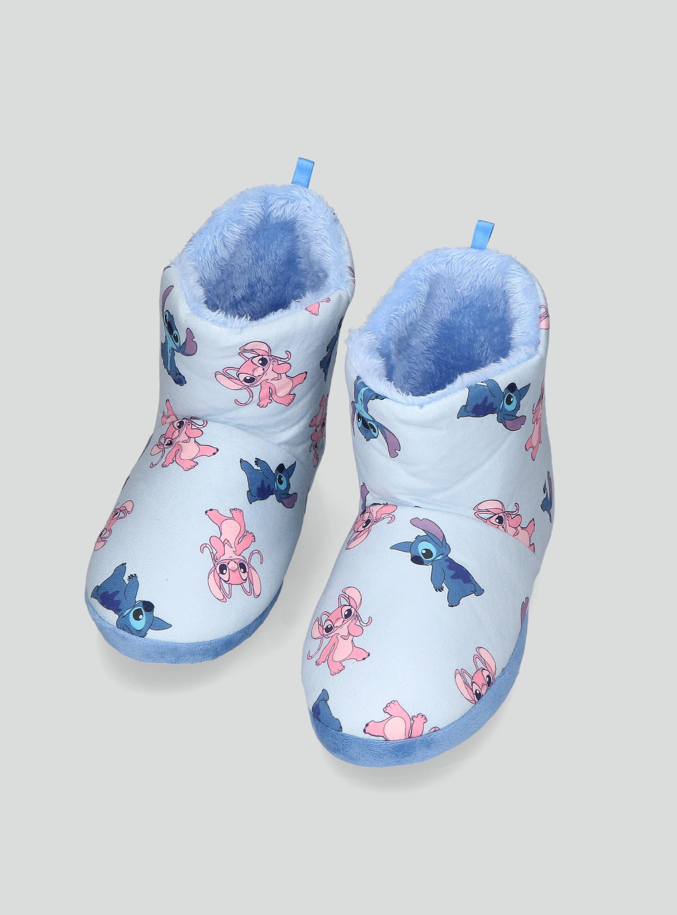 Pantufla Disney Stitch Estampada Afelpadas Tipo Botín-2