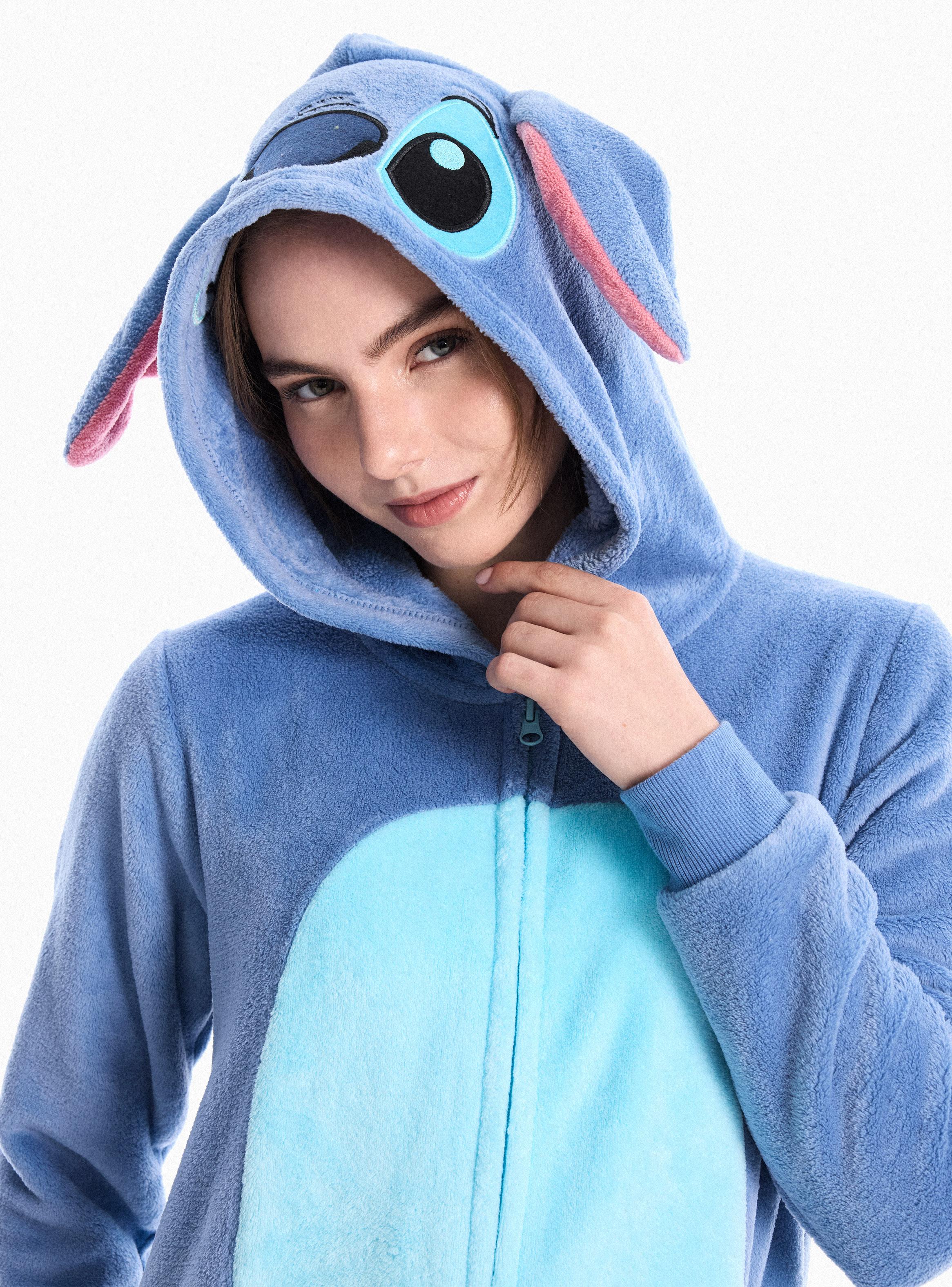 Pijama Enterito Disney Stitch Polar Suave y Cálida-2
