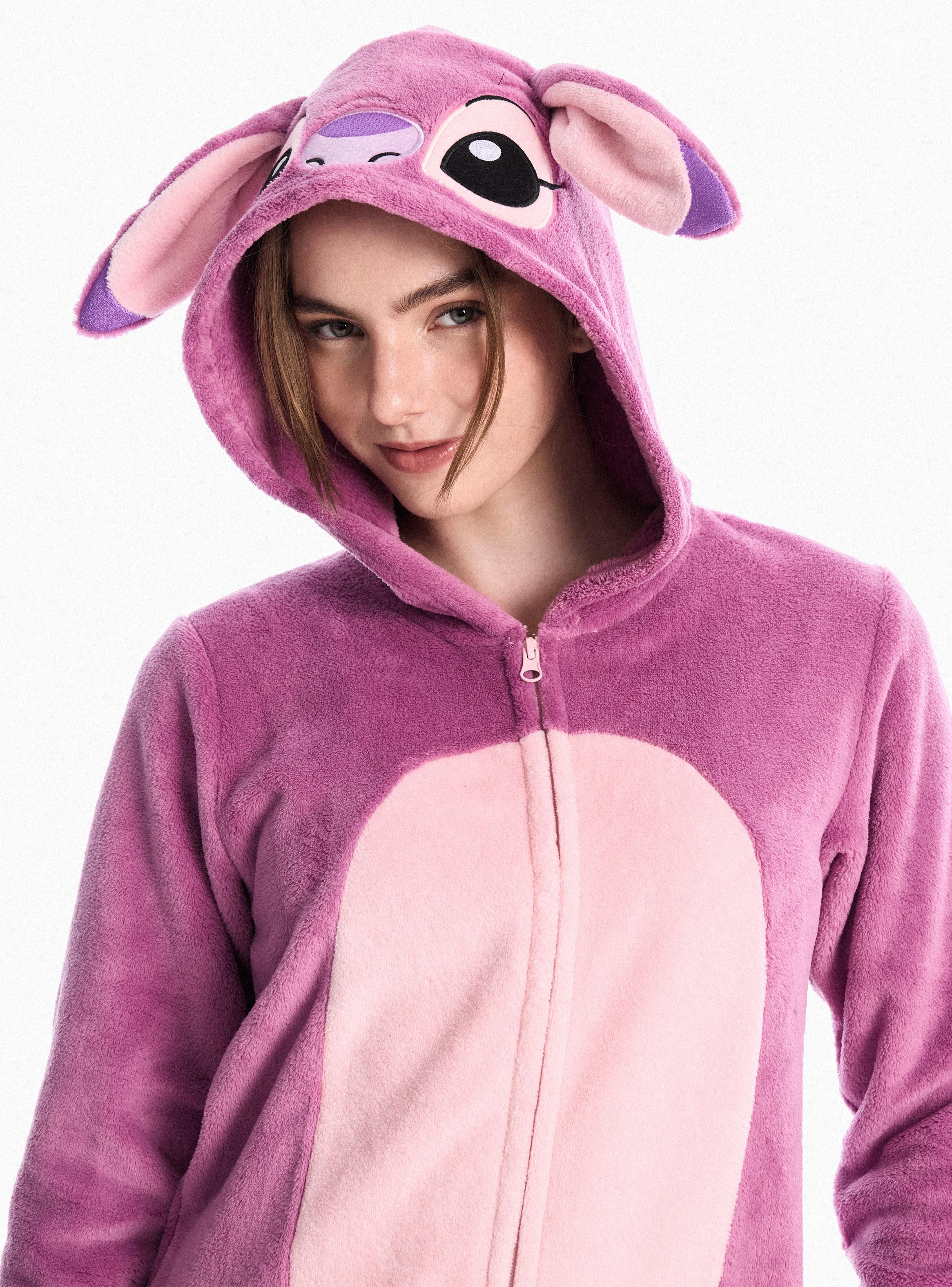 Pijama Enterito Disney Stitch Polar Suave y Cálida-2