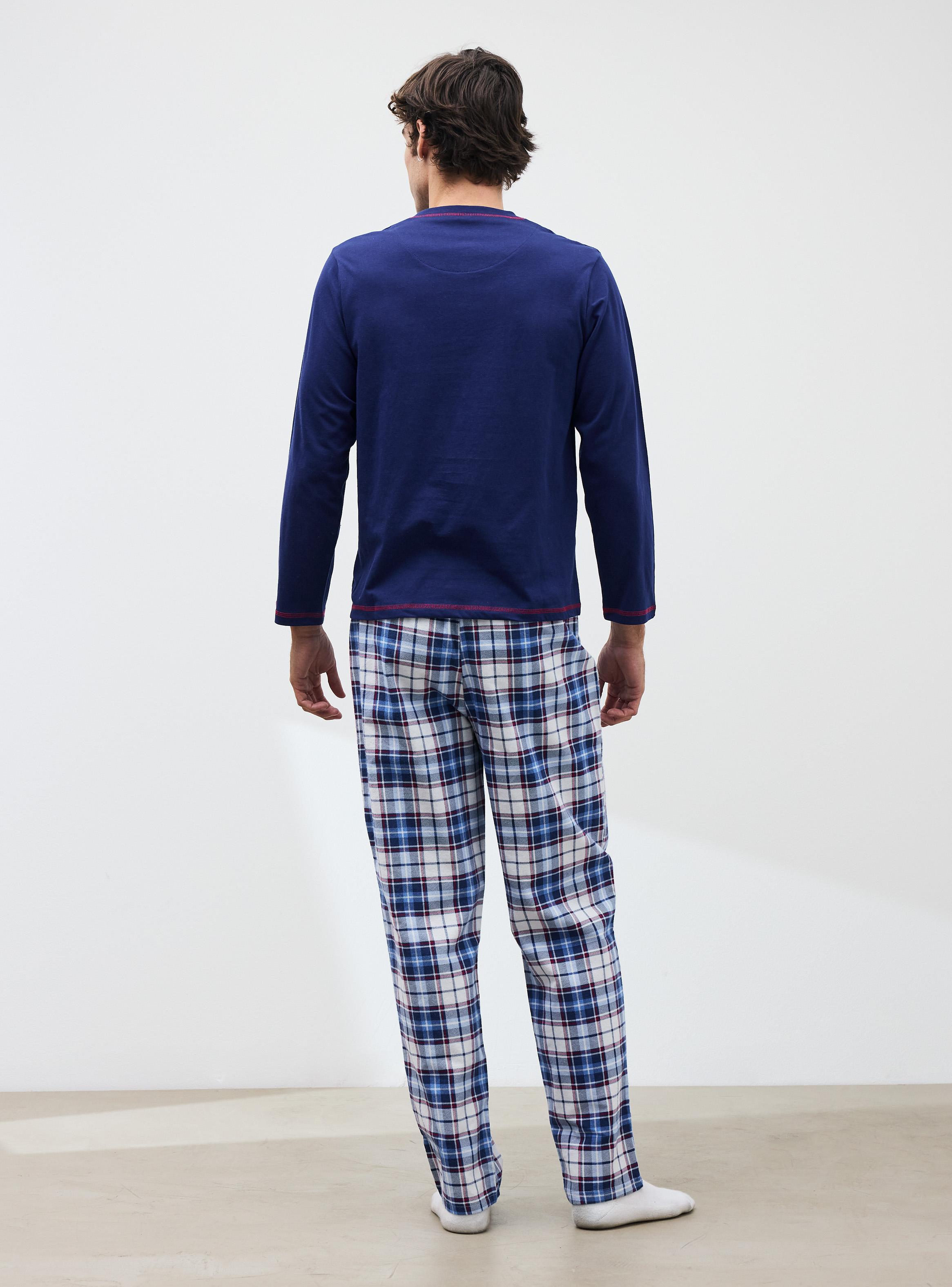 Pijama Familia Hombre Tela Suave y Cómoda-5