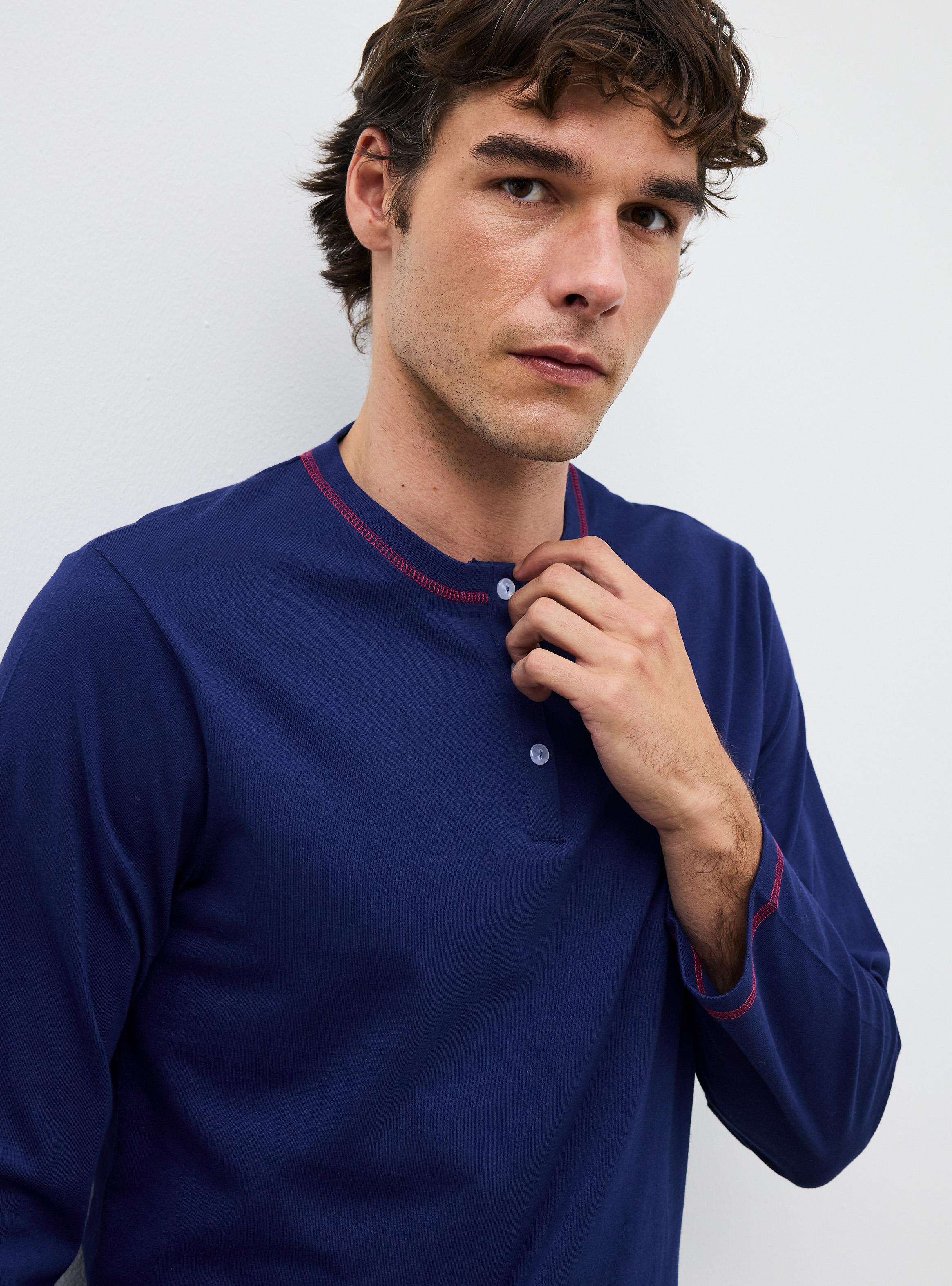 Pijama Familia Hombre Tela Suave y Cómoda-2