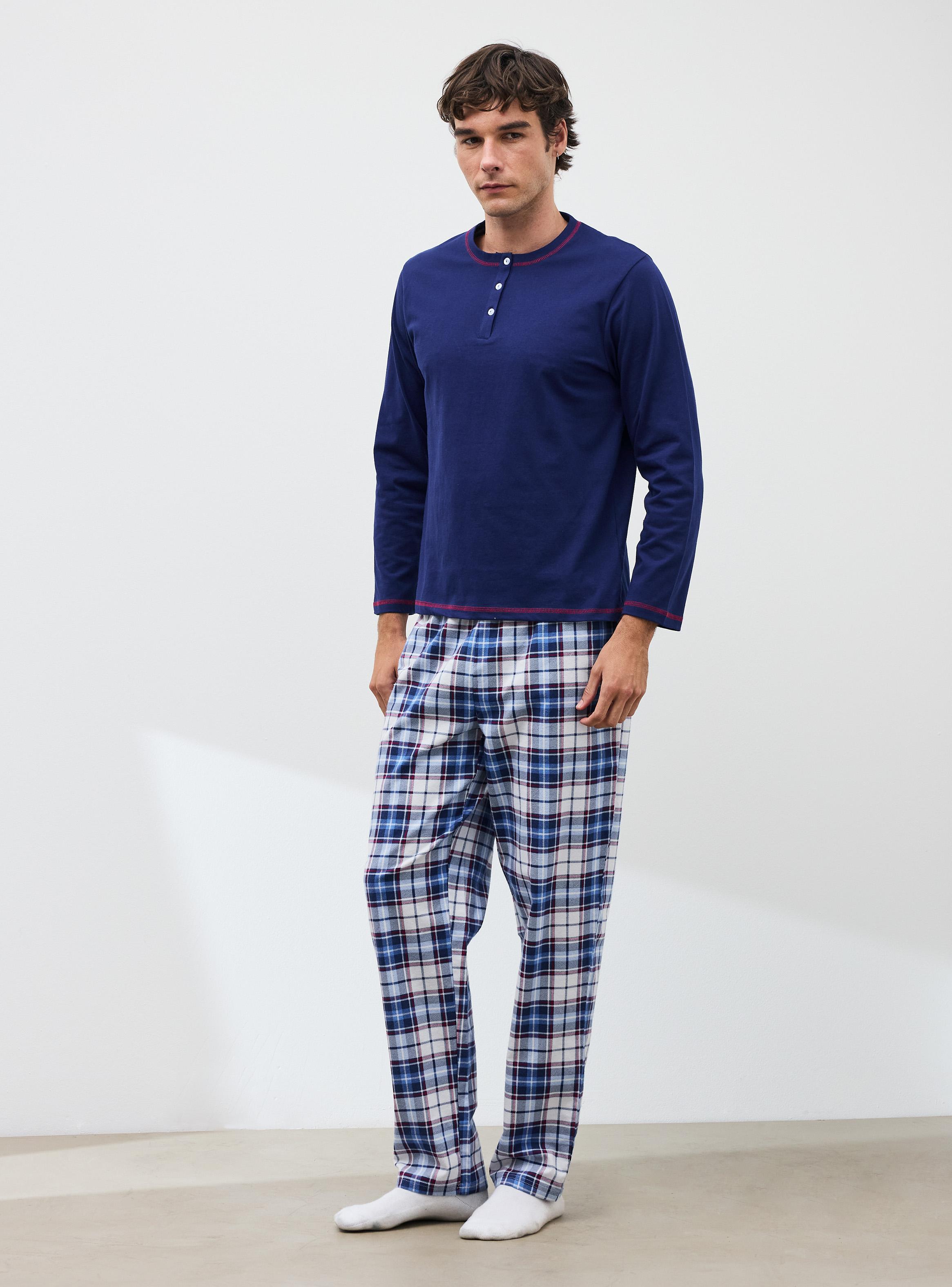 Pijama Familia Hombre Tela Suave y Cómoda-4