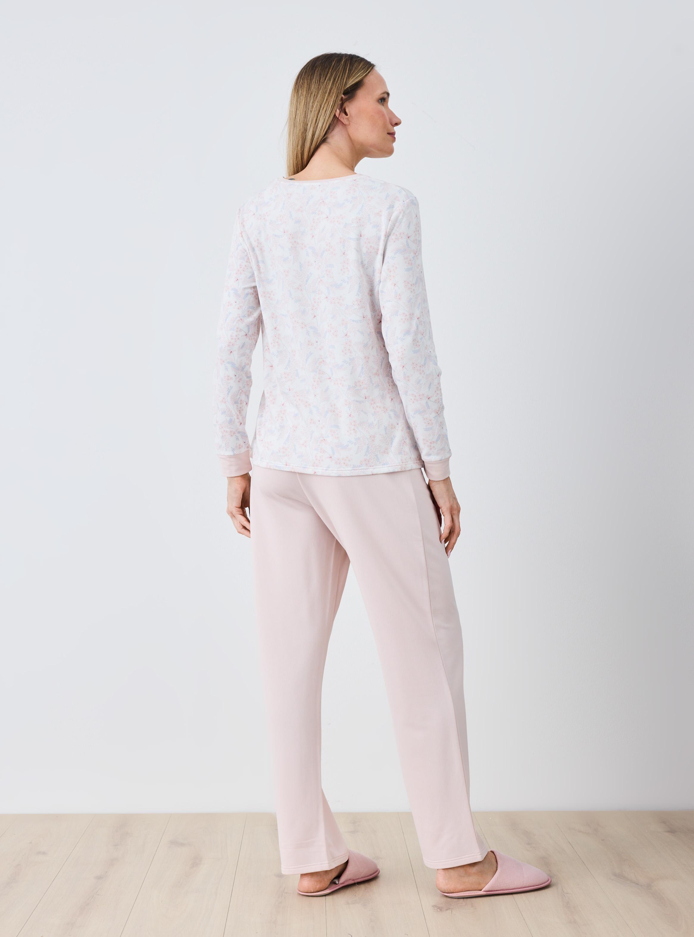 Pijama Estampado Cuello Redondo-5