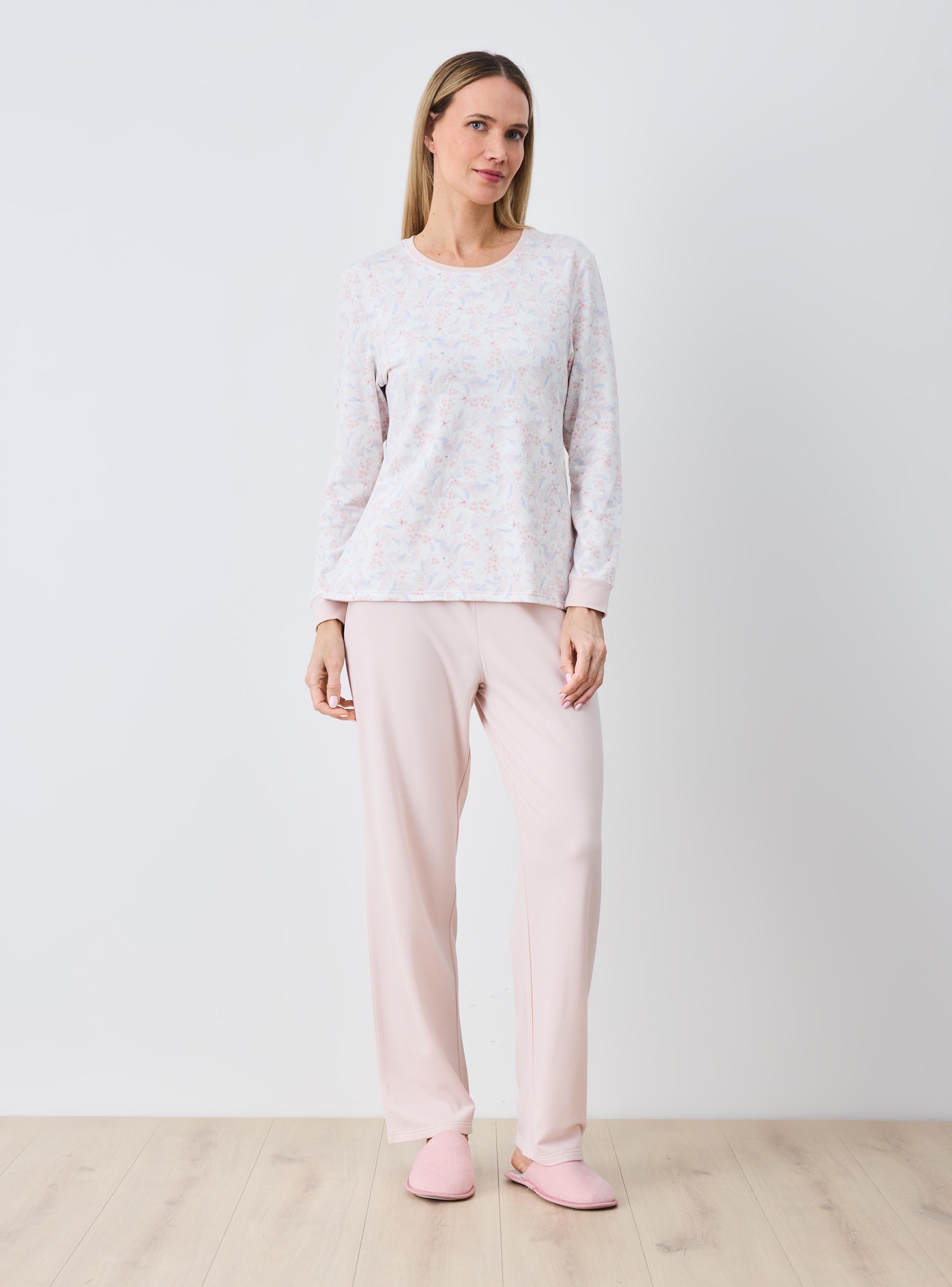 Pijama Estampado Cuello Redondo-4