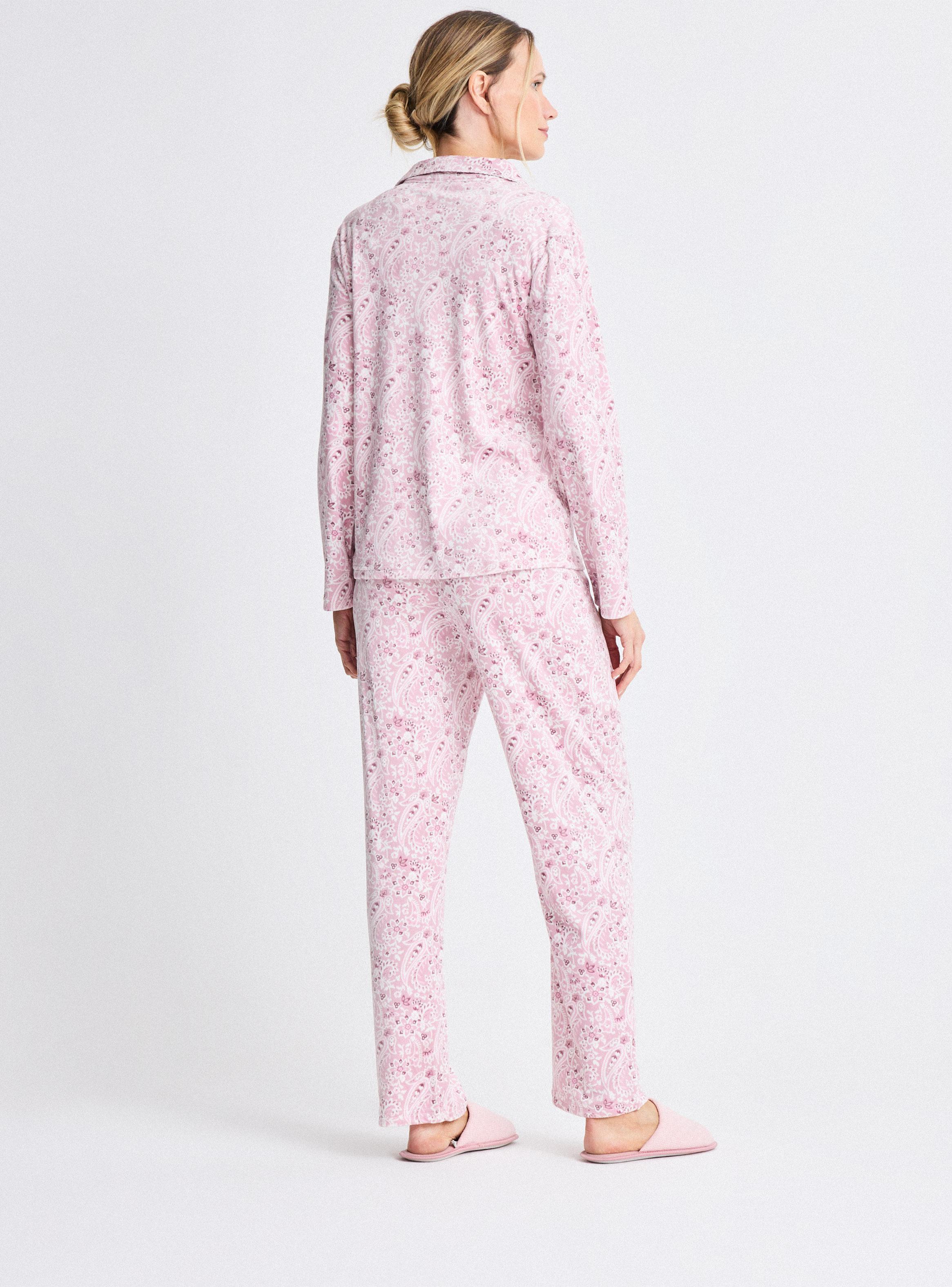 Pijama Camisero Tacto Suave Plush-5