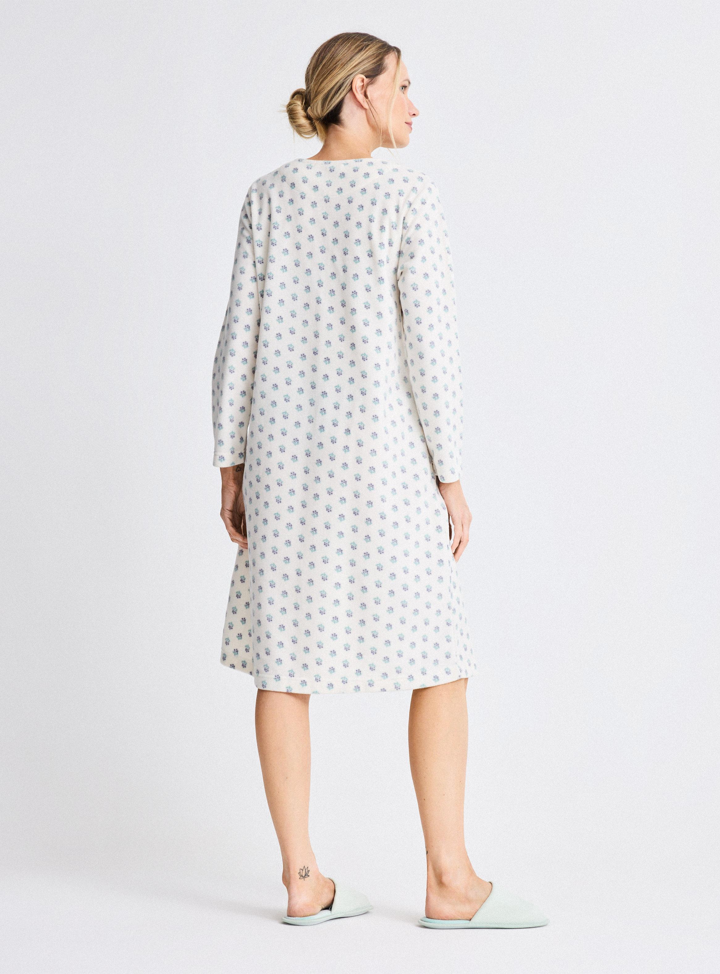 Camisa de Dormir Estampada de Micro Polar-5