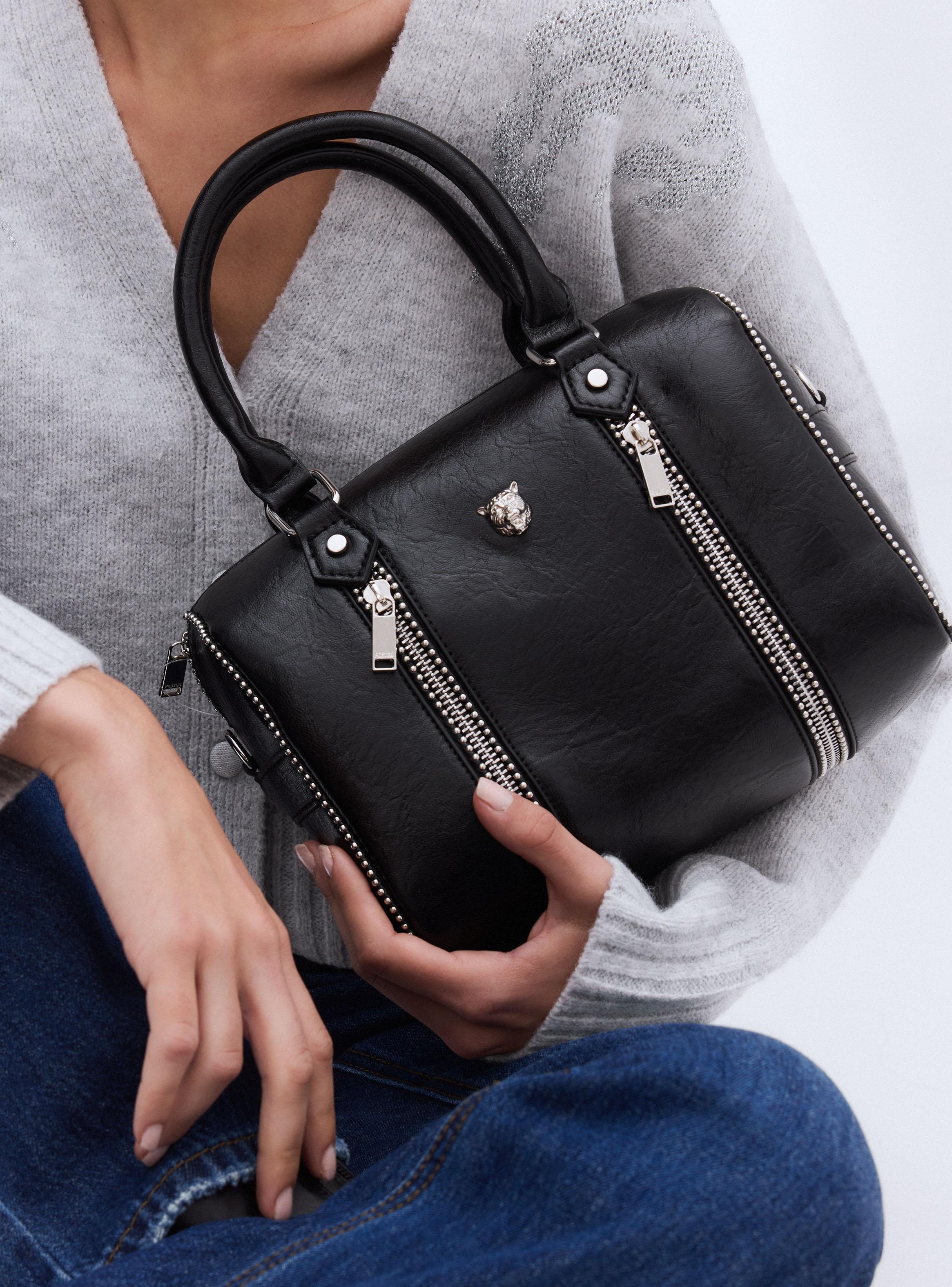 Cartera de Hombro Cierres-5