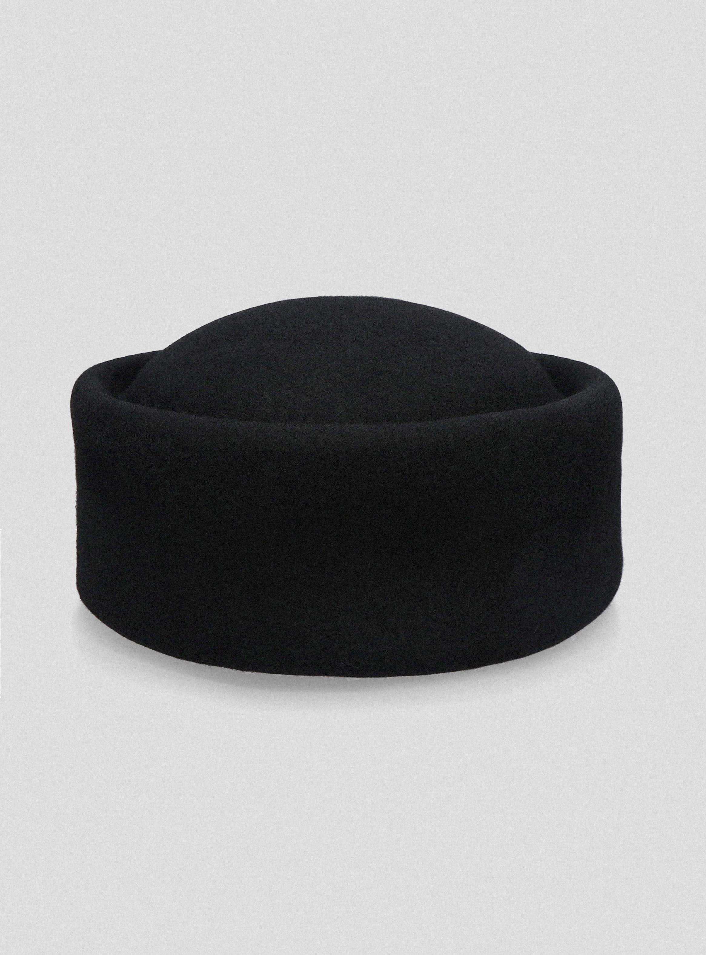 Gorro Pillbox de Lana-2
