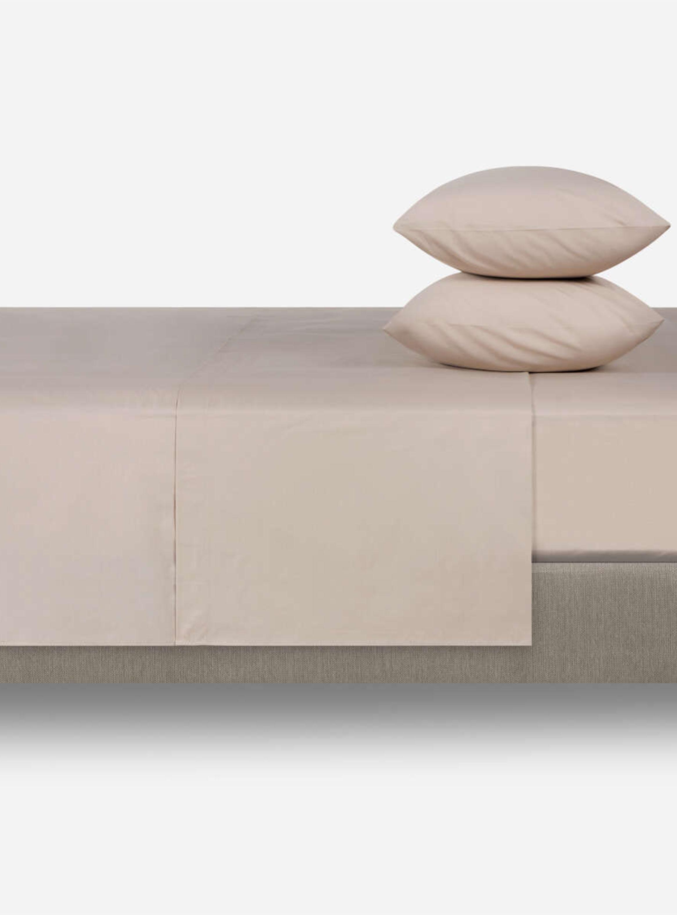 Sábanas 2 Plazas 180 Hilos Lisa Arena-2